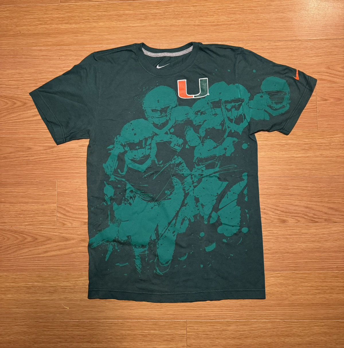 NCAA × Nike Nike x Miami Hurricanes football AOP NCAA all over print Size US S / EU 44-46 / 1 - 1 Thumbnail
