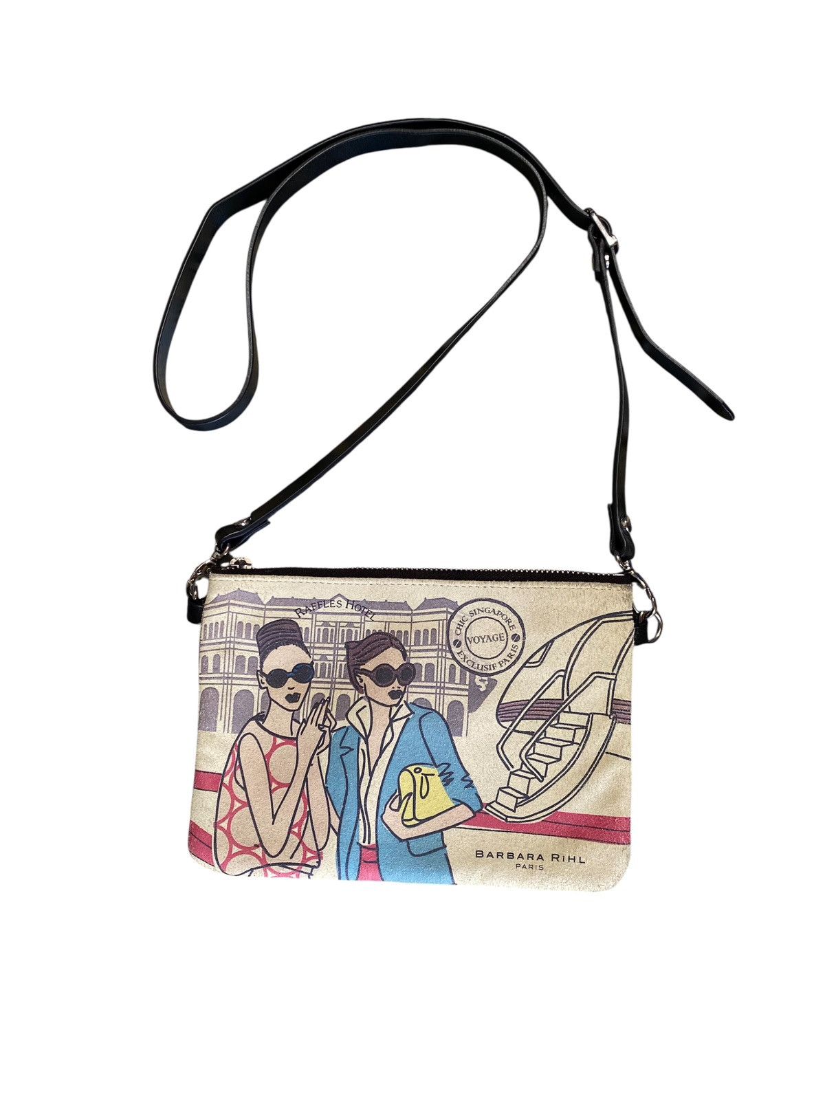 Designer BARBARA RIHL chic singapore voyage crossbody bab Size ONE SIZE - 5 Thumbnail