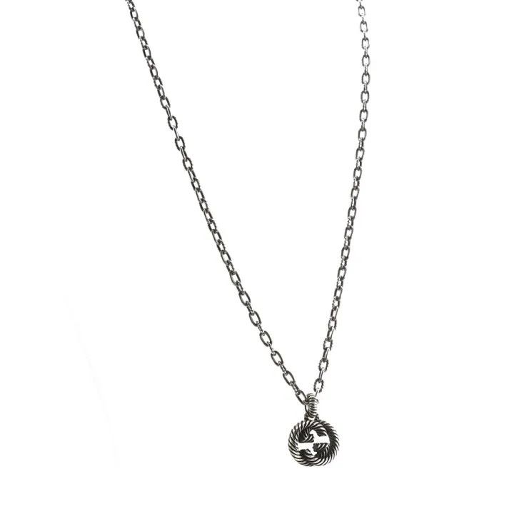 Gucci Gucci Double G Silver Necklace for Couples Size ONE SIZE - 1 Thumbnail