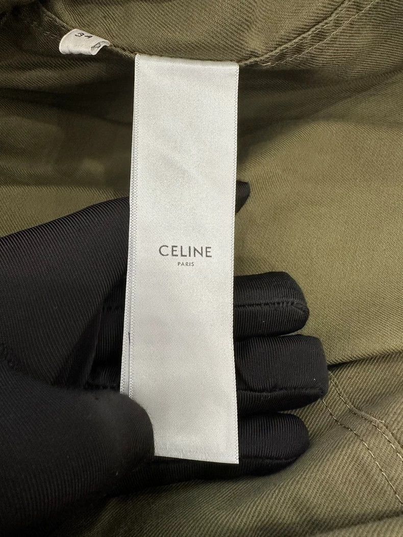 Celine Celine Green Pocket Jacket for Women Size US S / EU 44-46 / 1 - 6 Thumbnail