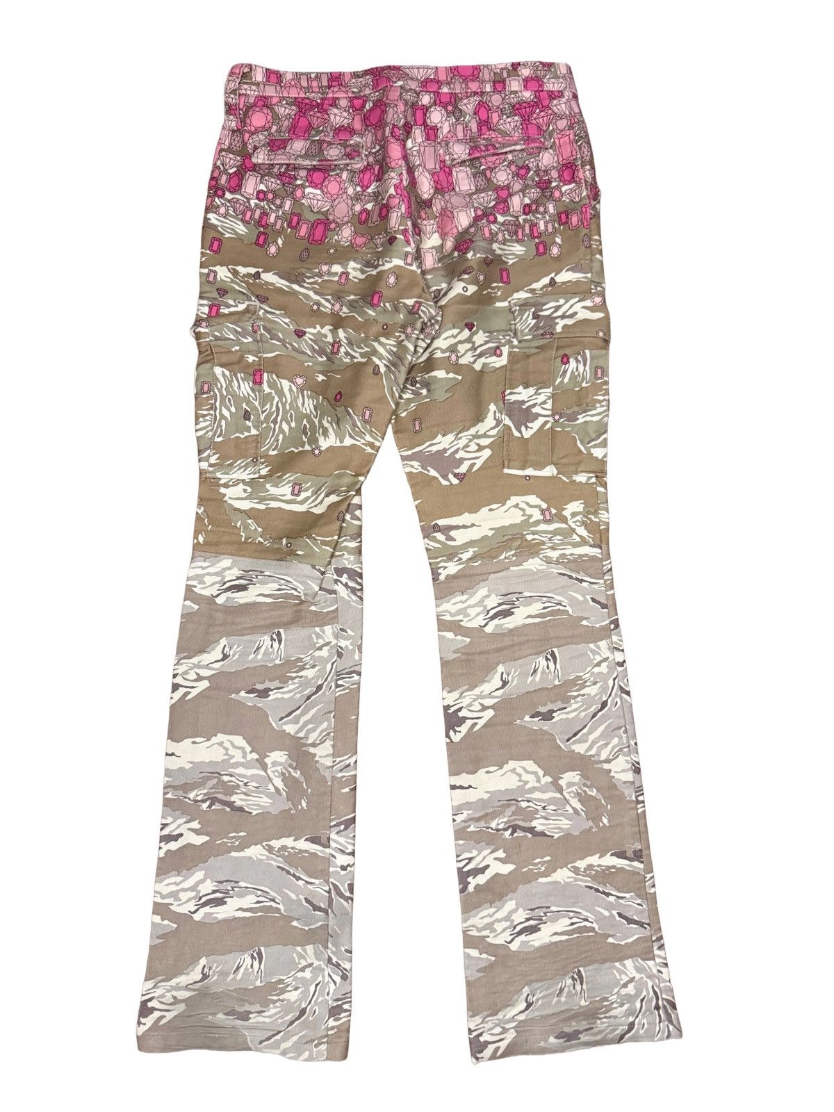 Undercover AW01 D.A.V.F Diamond Tiger Stripe Camo Cargo Pants Size US 28 / EU 44 - 2 Thumbnail