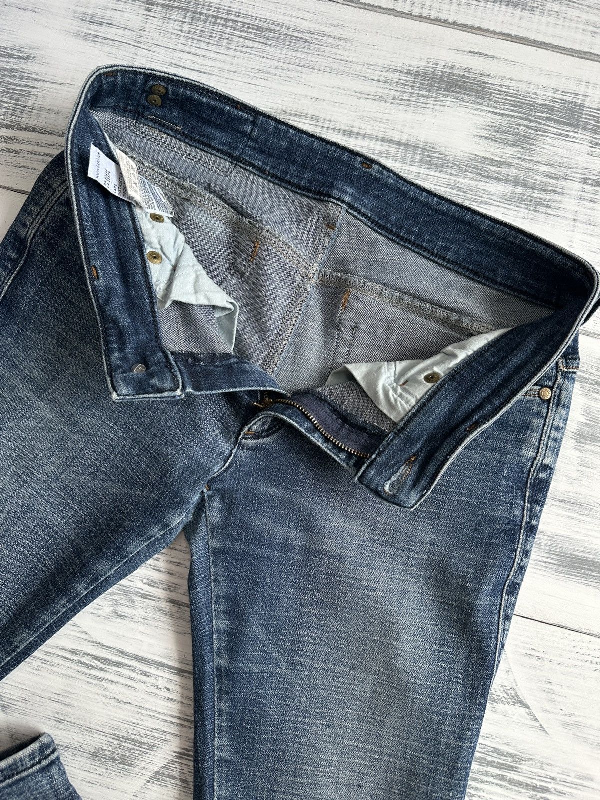 Diesel Y2K DIESEL Karab Low Rise Skinny JeansZipper Pockets size 28 Size 28" / US 6 / IT 42 - 10 Thumbnail