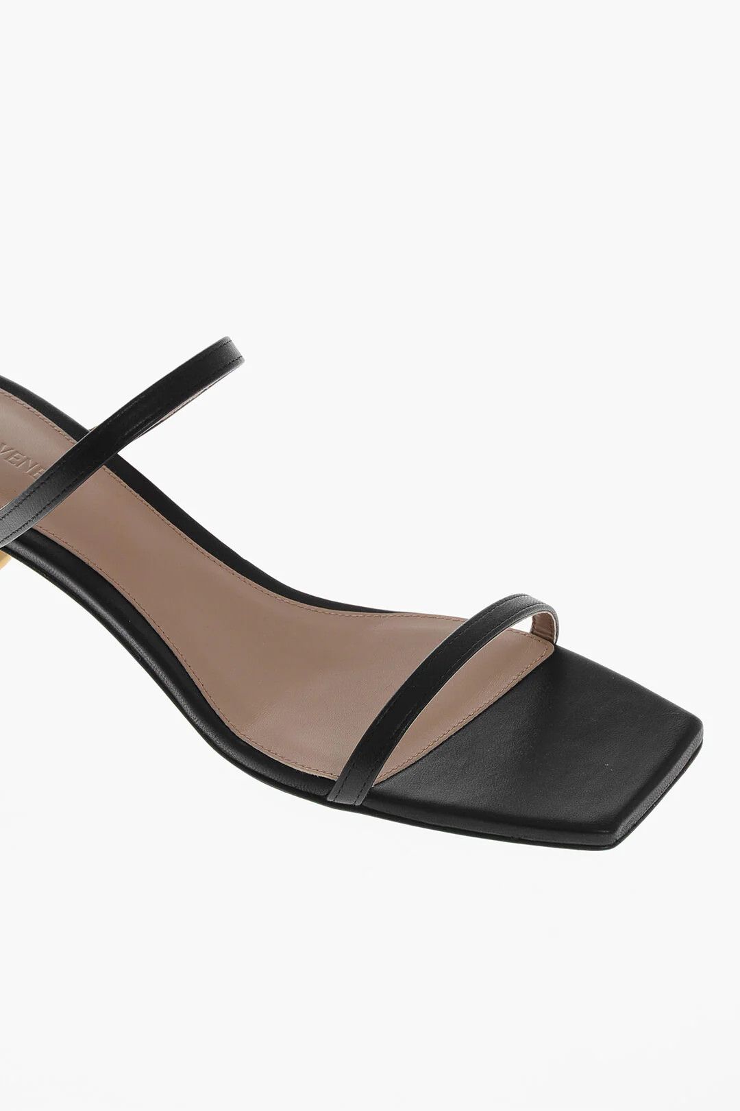 Bottega Veneta og1mm0426 Leather Sandals in Black Size US 7 / IT 37 - 4 Thumbnail