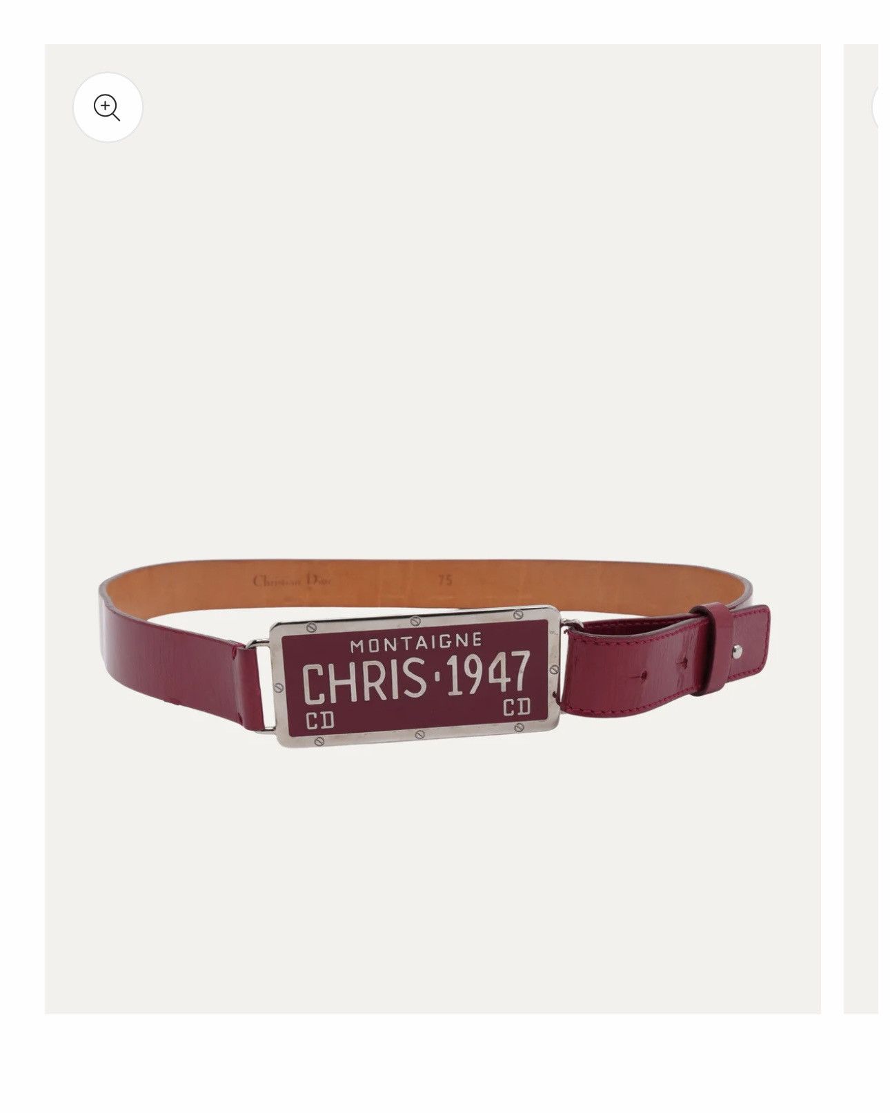 Christian Dior Monsieur Rare Christian Dior plate belt Size ONE SIZE - 13 Thumbnail