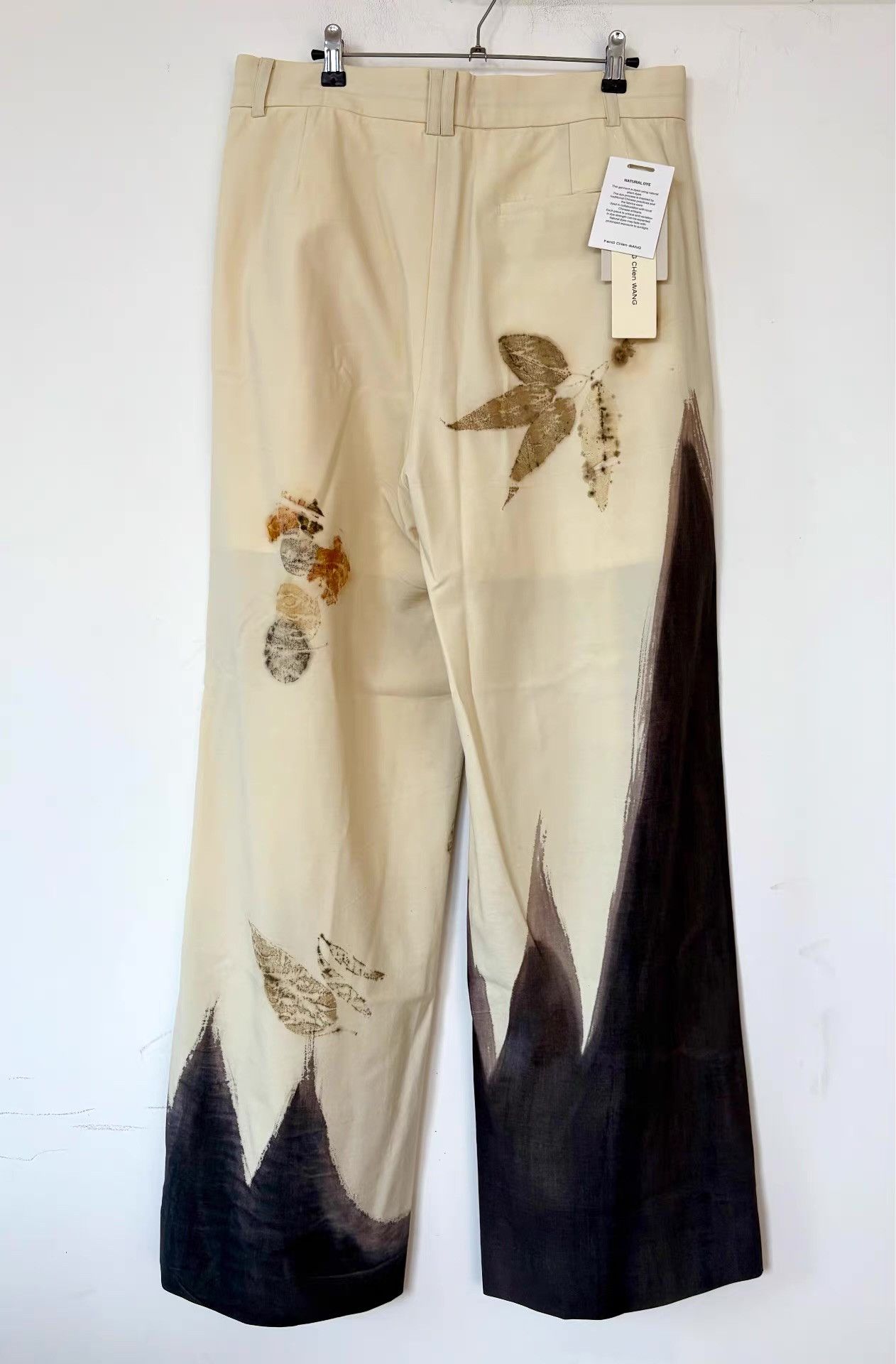 Feng Chen Wang Feng Chen Wang Men's Printed Dyed Wool Trousers Ｑ21 Size US 36 / EU 52 - 2 Thumbnail