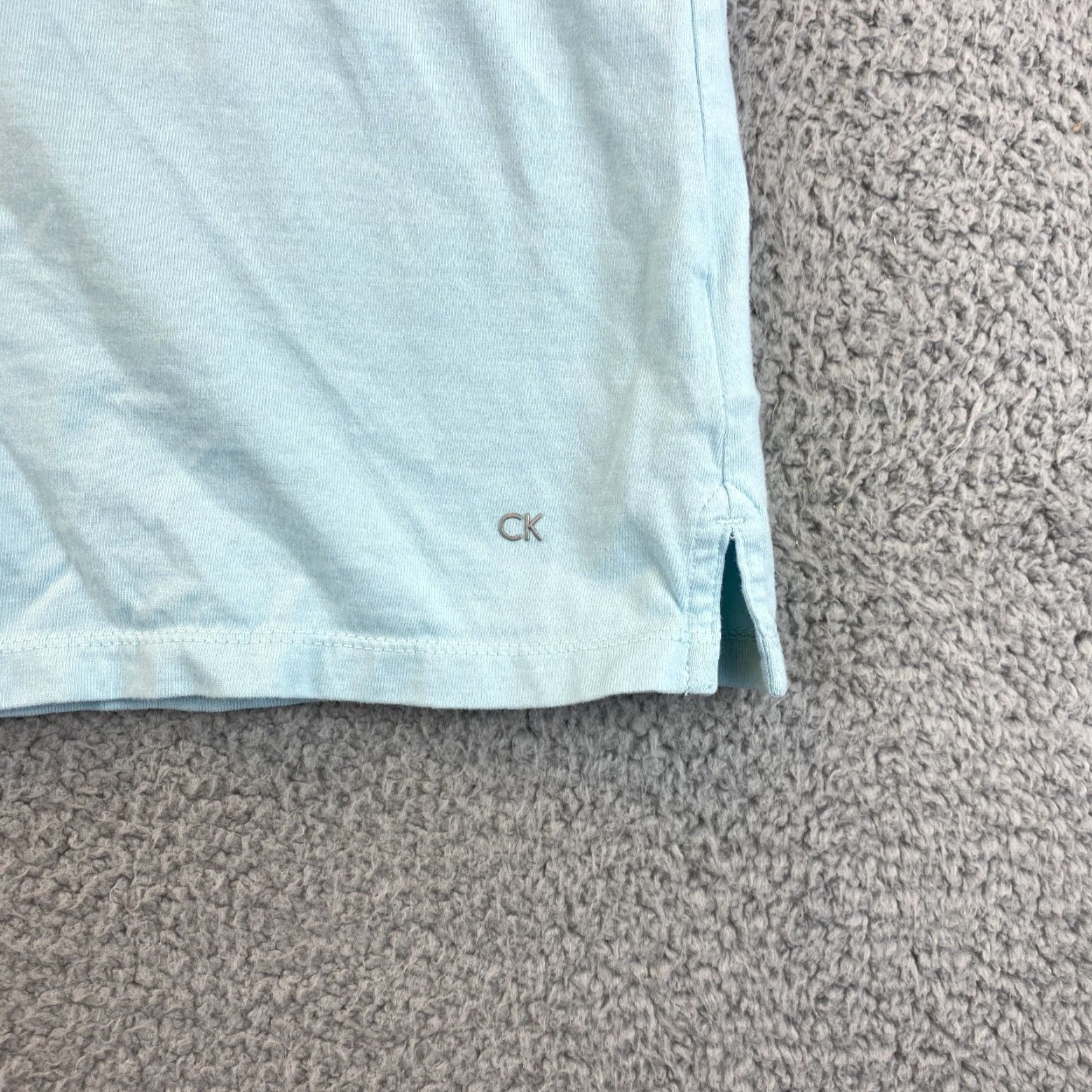 Calvin Klein VINTAGE Calvin Klein Polo Men Mint Green Size M 52-5 Regular Cotton Short Sleeve Collared Shirt Size US M / EU 48-50 / 2 - 4 Thumbnail