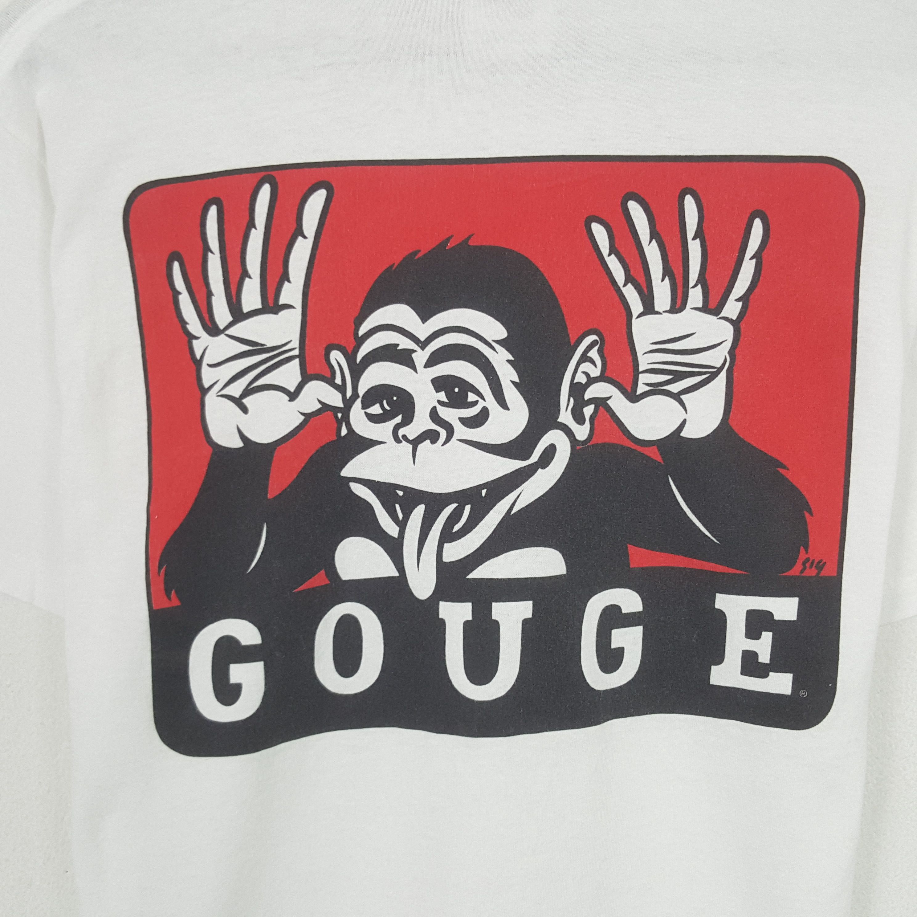 Other Vintage Gouge American Skateboard Tshirt Size US S / EU 44-46 / 1 - 2 Thumbnail