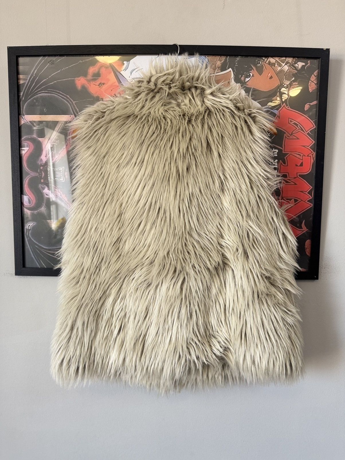 Japanese Brand Very crazy Vintage Japanese eco fur cropped vest Size L / US 10 / IT 46 - 5 Thumbnail
