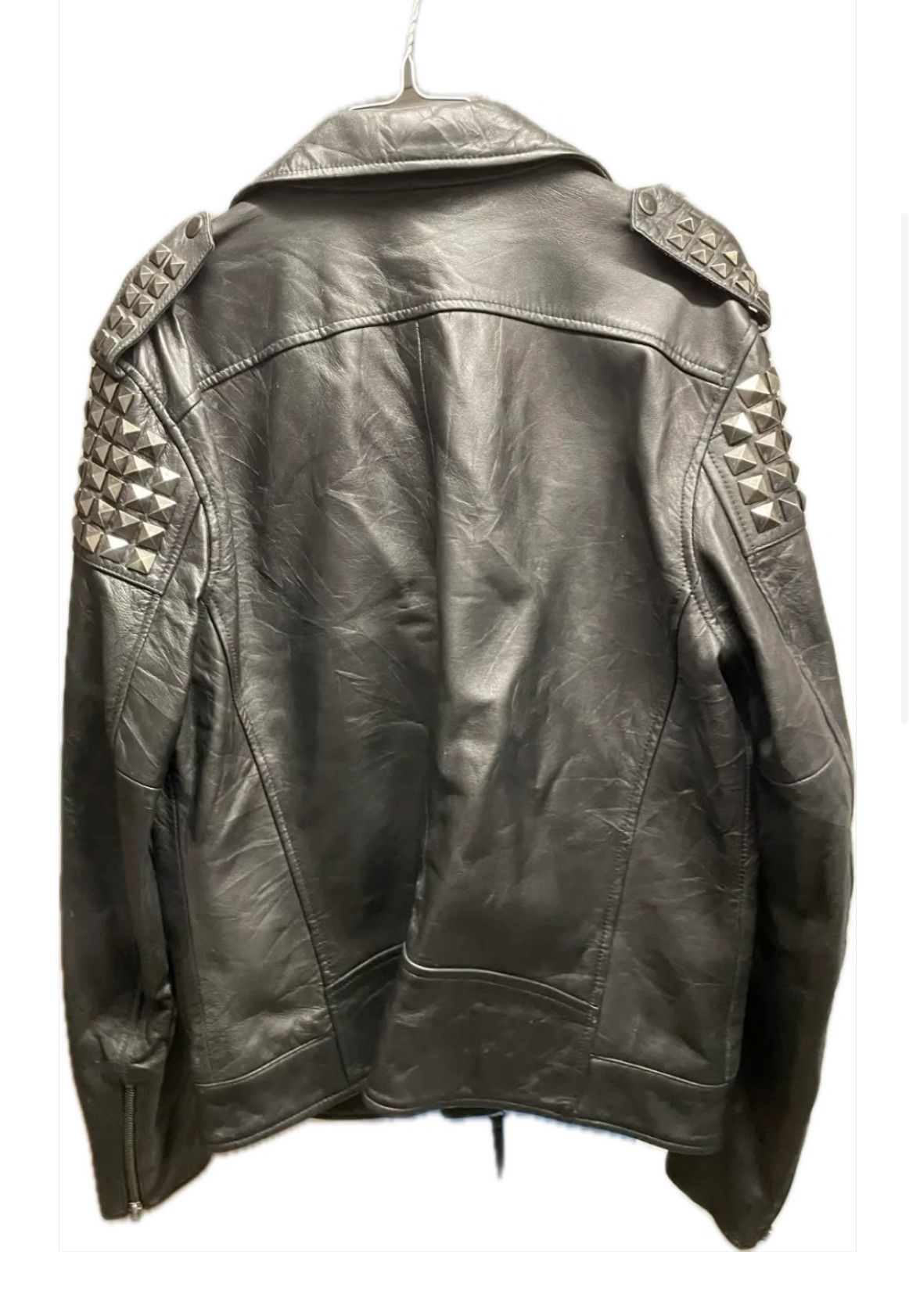 Tiger of Sweden Studded leather jacket - not parka bomber hoodie coat boots Size US L / EU 52-54 / 3 - 2 Thumbnail