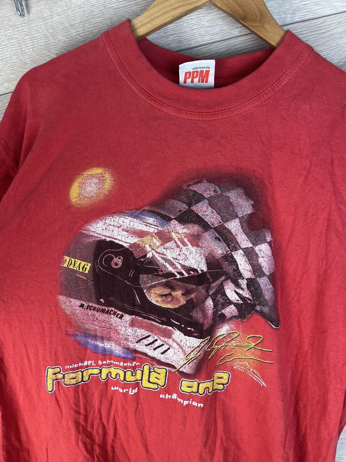 Other Vintage men’s T-shirt merch Formula one Schumacher Michael Size US S / EU 44-46 / 1 - 8 Thumbnail