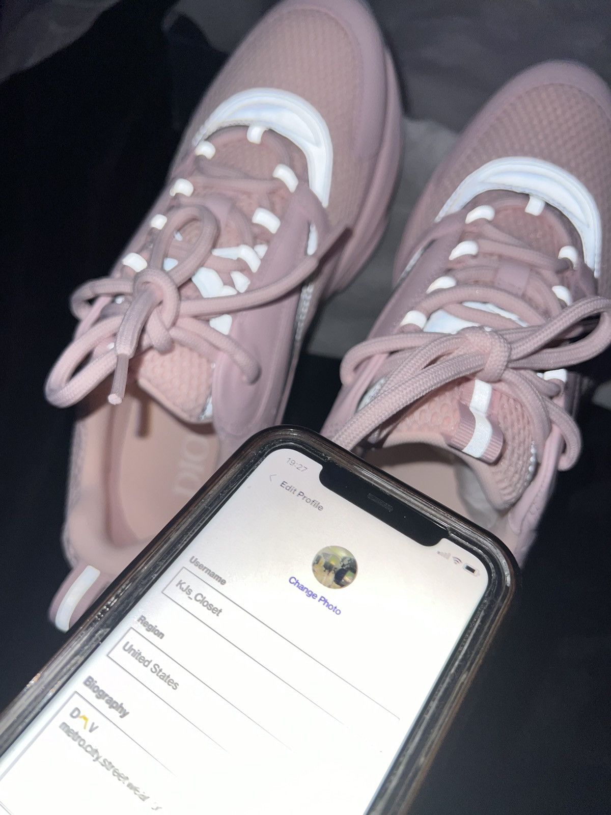 Dior Christian Dior b22 “pink” Size US 12 / EU 45 - 15 Thumbnail