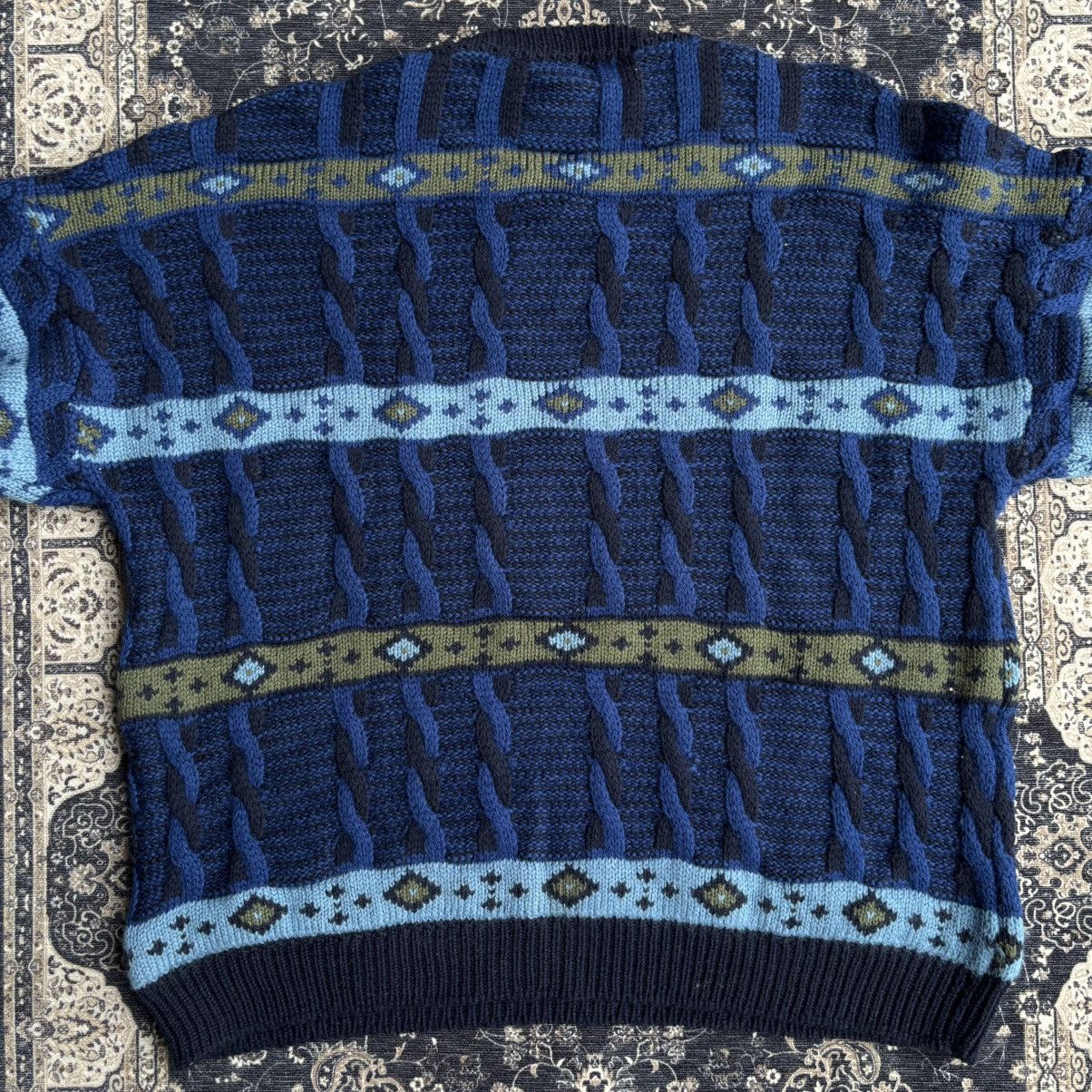 Coogi Vintage Coogi Style Look A Like Rapaki Mahana 3D Cable Knit Size US L / EU 52-54 / 3 - 6 Thumbnail
