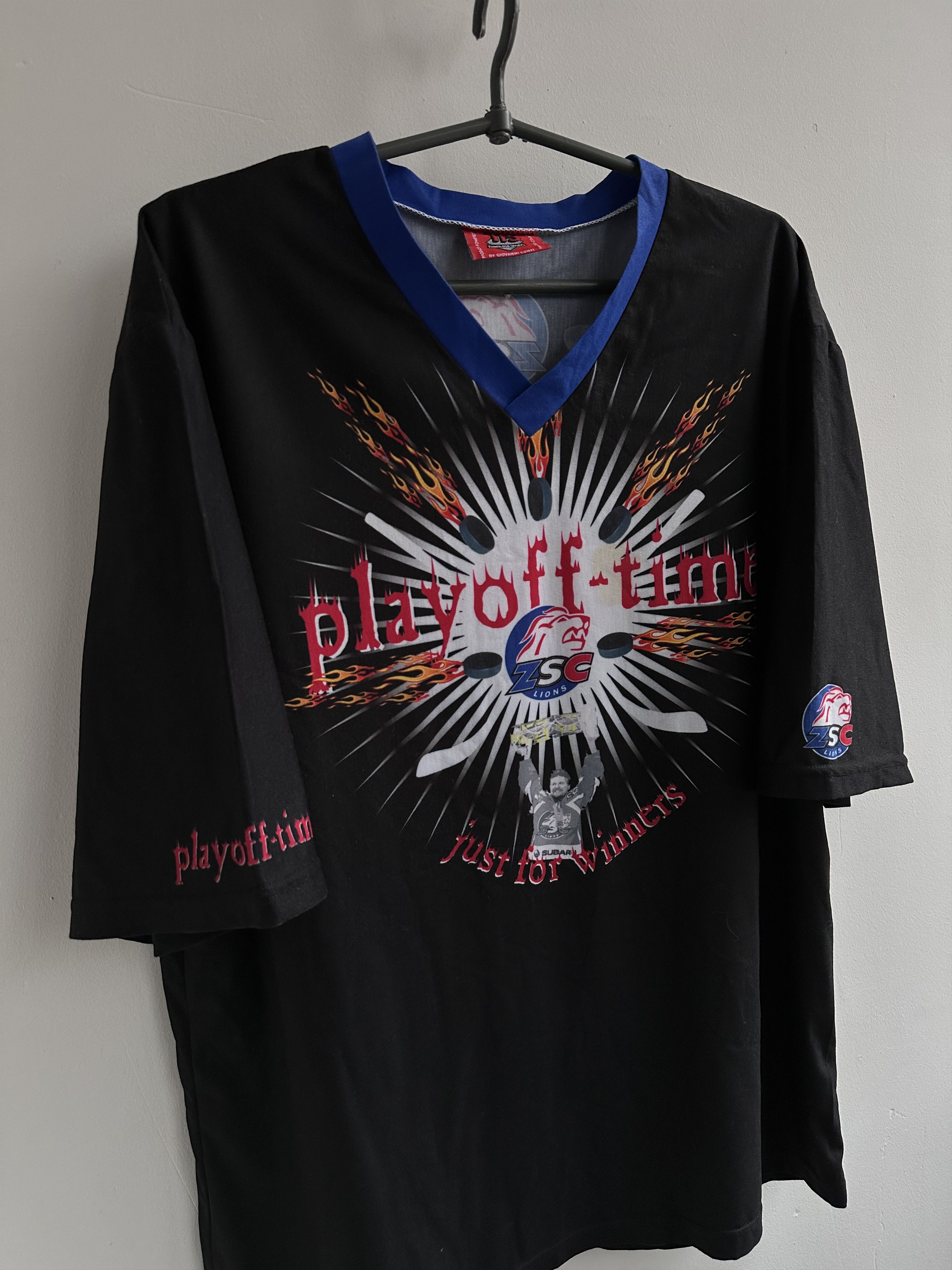 NFL × Vintage ZSC Lions play off time vintage t shirt Size US L / EU 52-54 / 3 - 2 Thumbnail