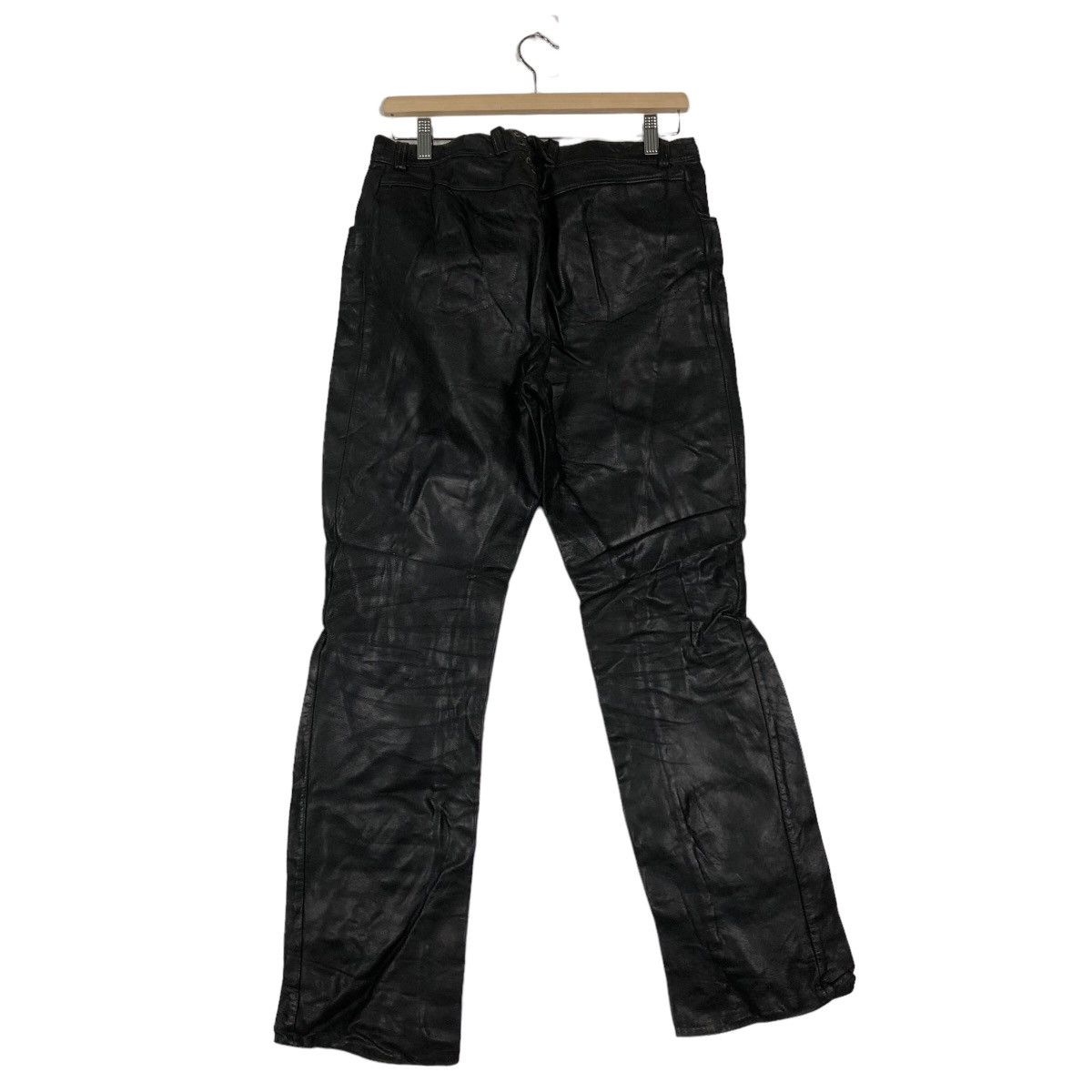 Genuine Leather 🔥90’s Genuine Leather Racing Pants Issey Miyake Japan Size US 30 / EU 46 - 7 Thumbnail