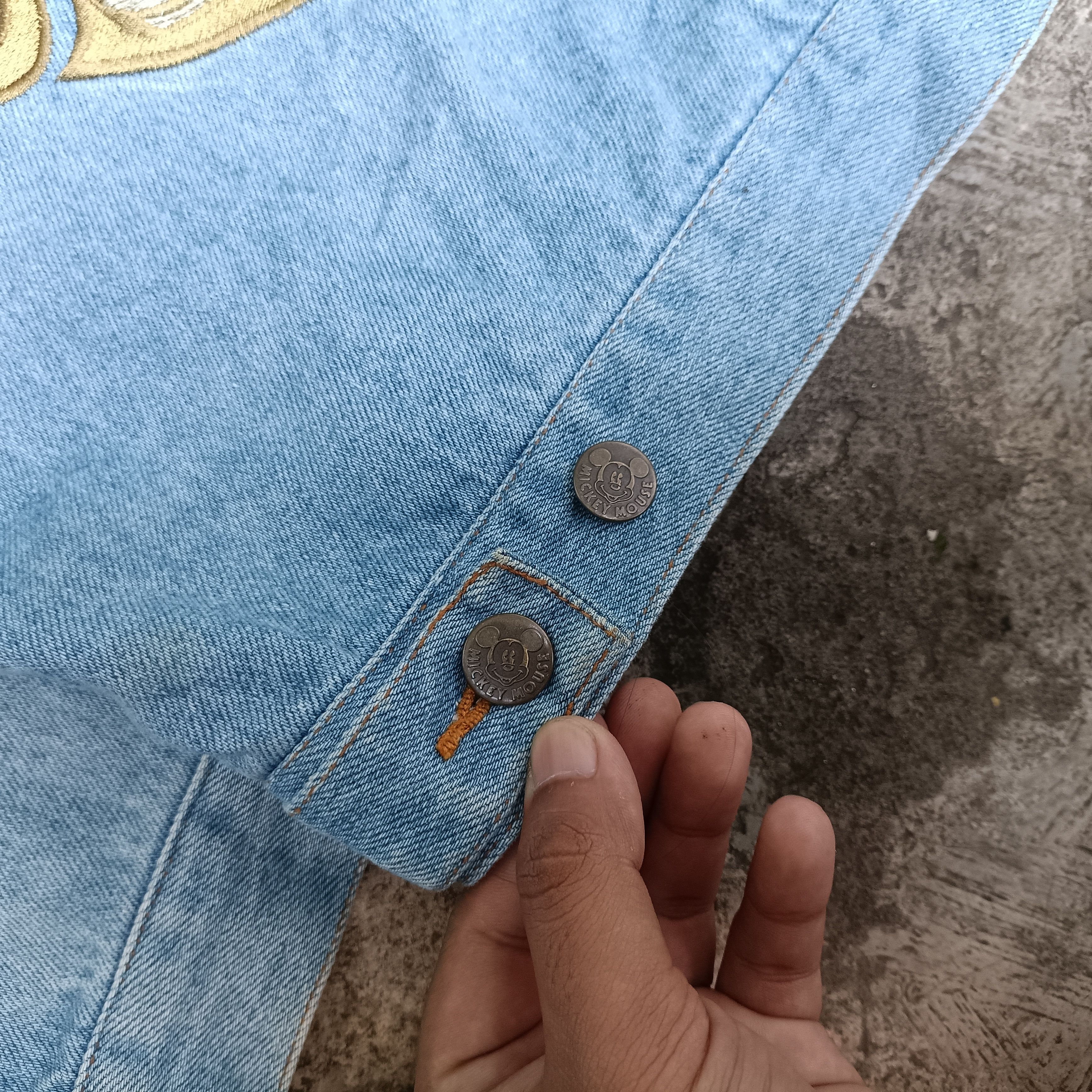 Disney Vintage Disney Mickey Mouse Cowboy Denim Jacket Embroidery Size US M / EU 48-50 / 2 - 6 Thumbnail