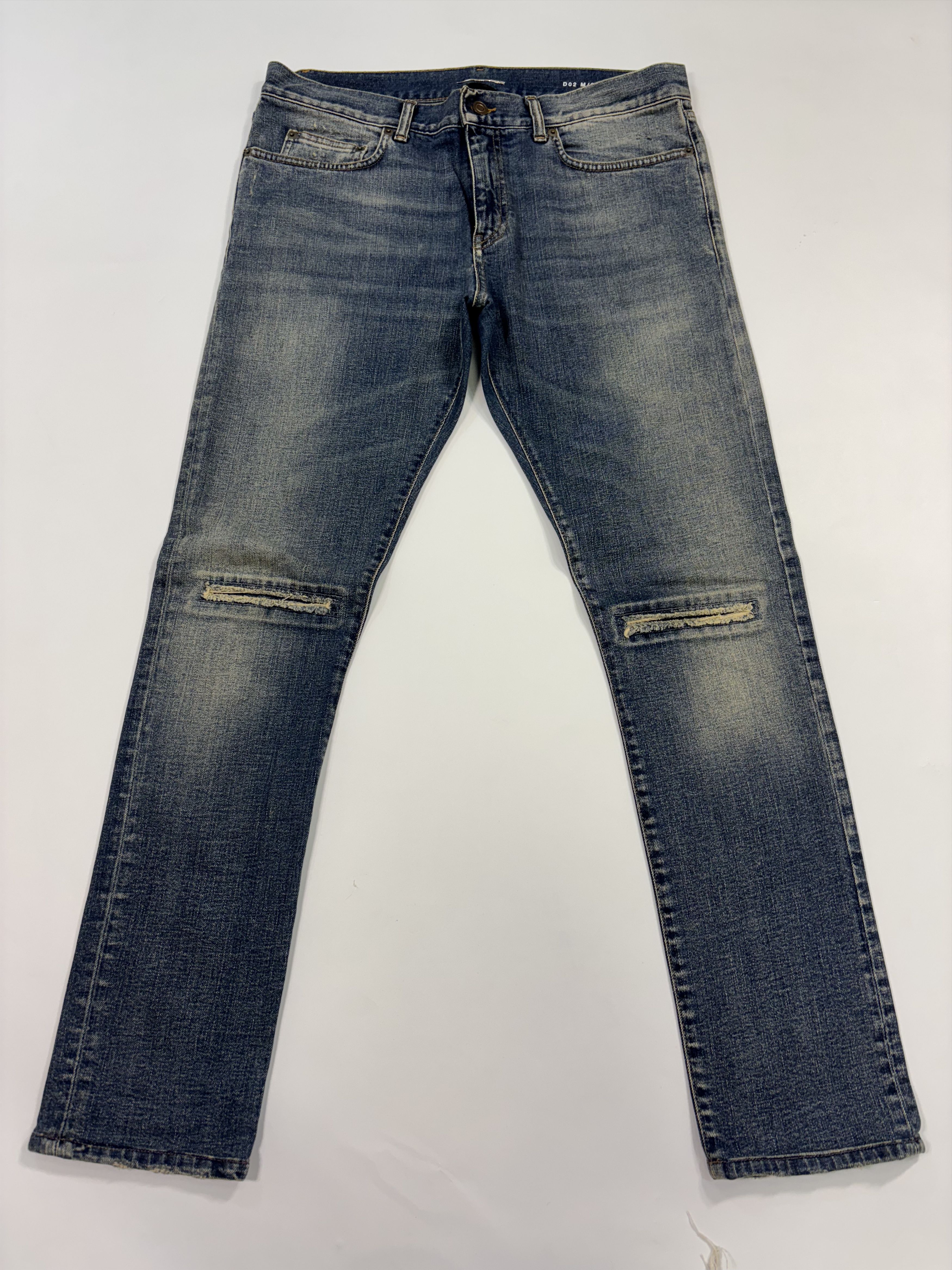 Saint Laurent Paris Saint Laurent Cutout Jeans Size US 32 / EU 48 - 1 Thumbnail