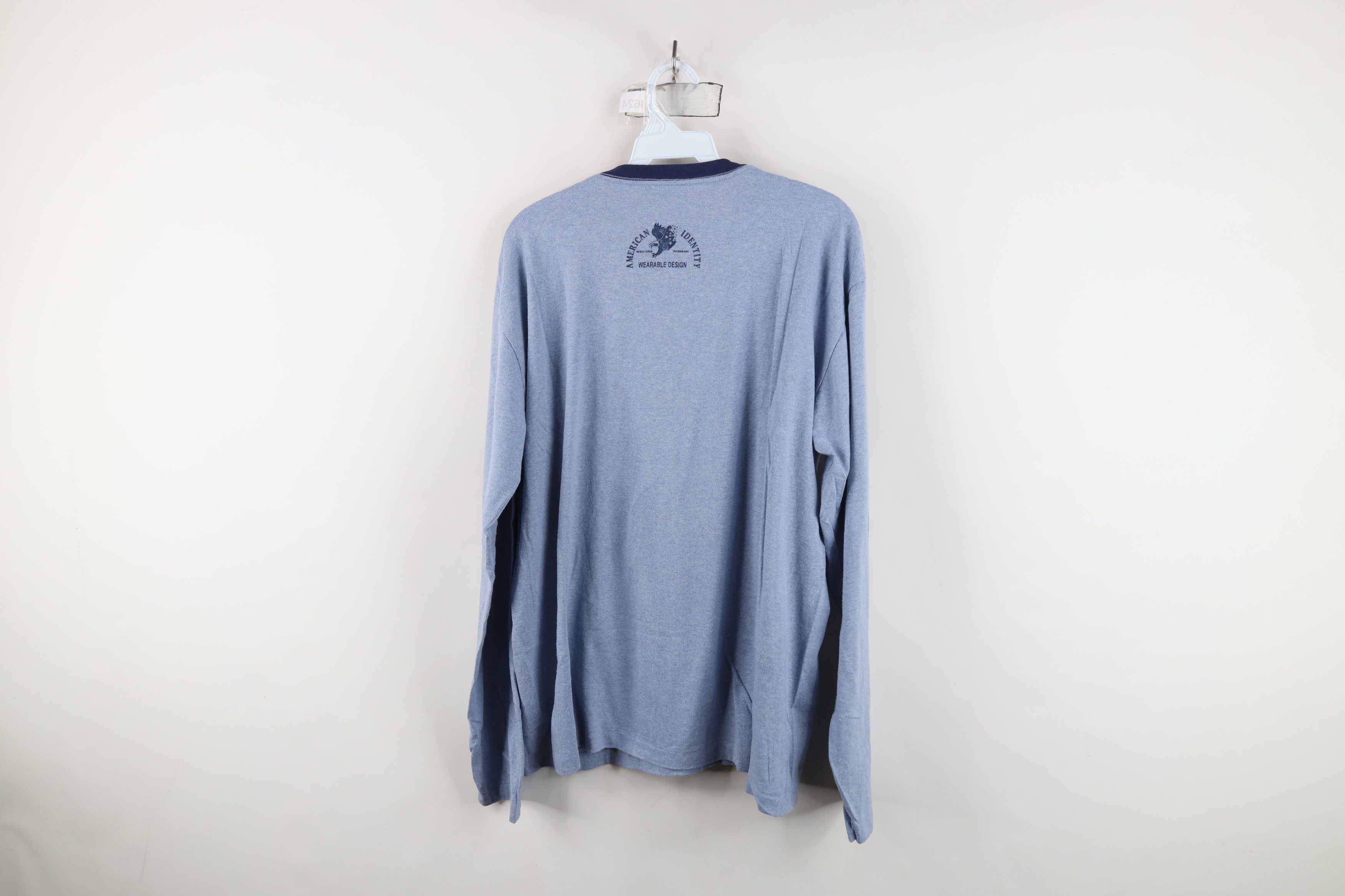 Vintage Vintage 90s Streetwear Eagle Long Sleeve T-Shirt USA Size US XL / EU 56 / 4 - 10 Thumbnail