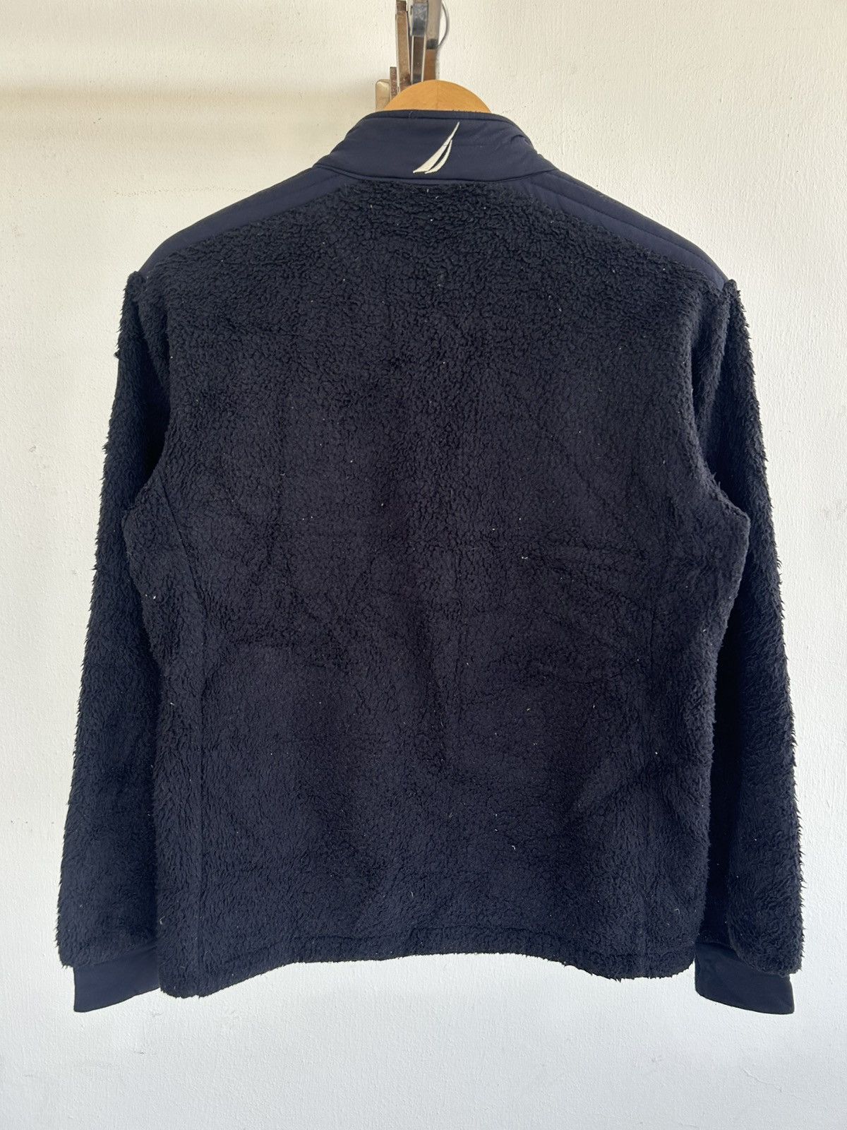 Nautica Nautica Fleece Jacket Blue Vintage Size US M / EU 48-50 / 2 - 2 Thumbnail