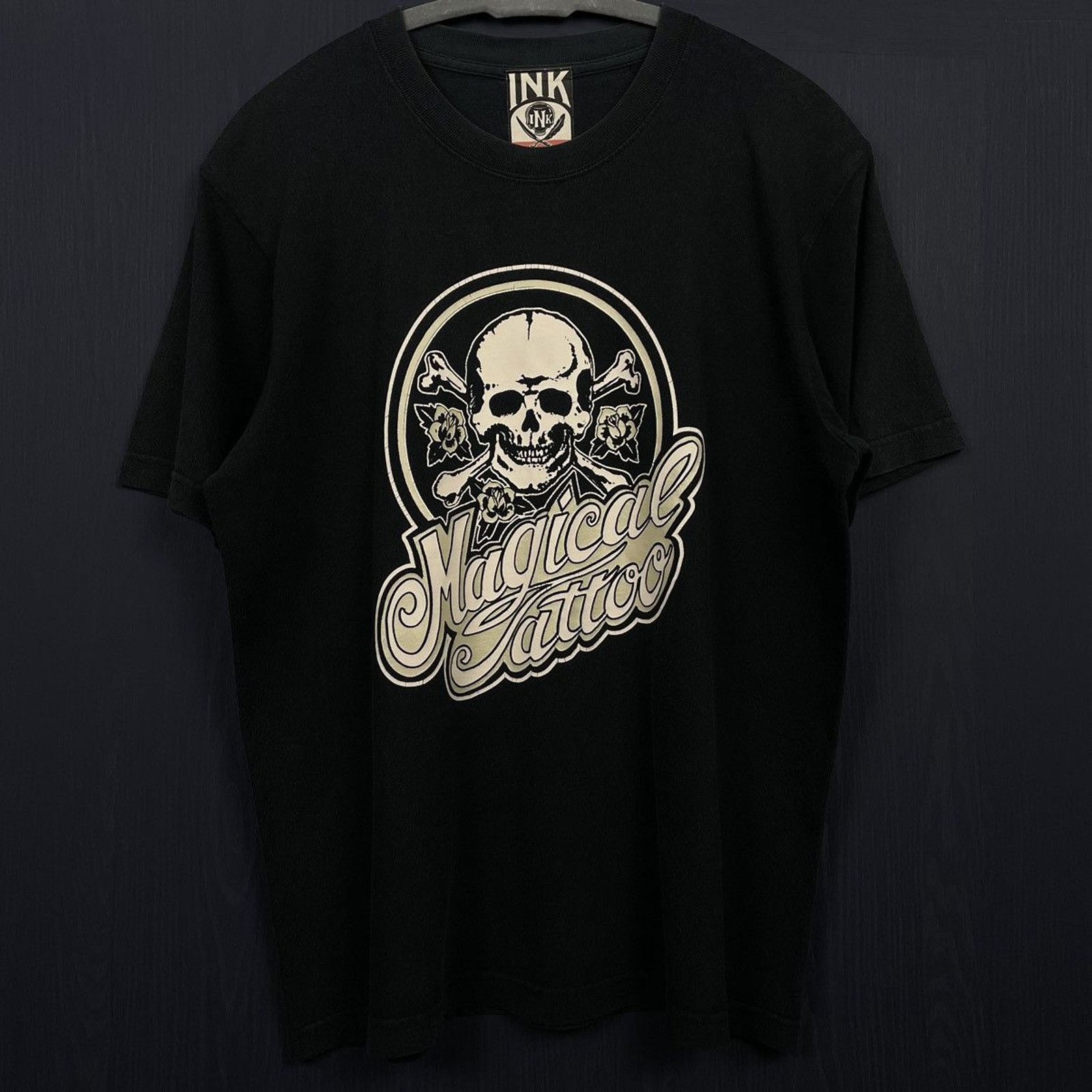 Japanese Brand × Magical Design × Vintage 🇯🇵’90s MAGICAL DESIGN Skull T Size US M / EU 48-50 / 2 - 1 Thumbnail