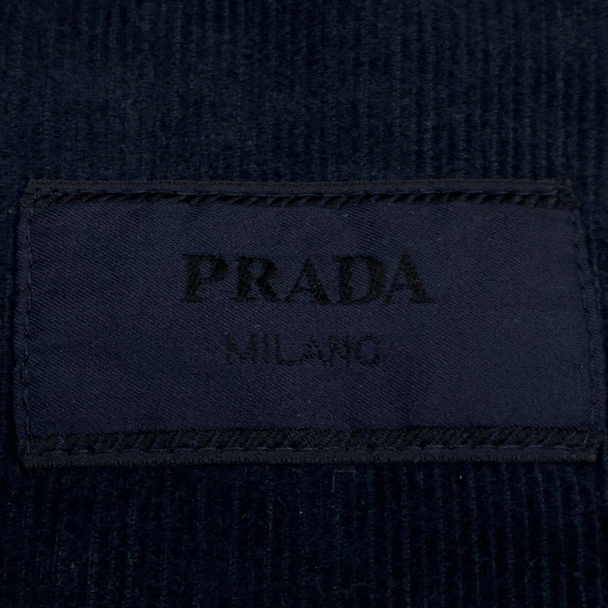 Prada Prada Shirt – Dark Blue Cotton (Size XL) Size US XL / EU 56 / 4 - 4 Thumbnail