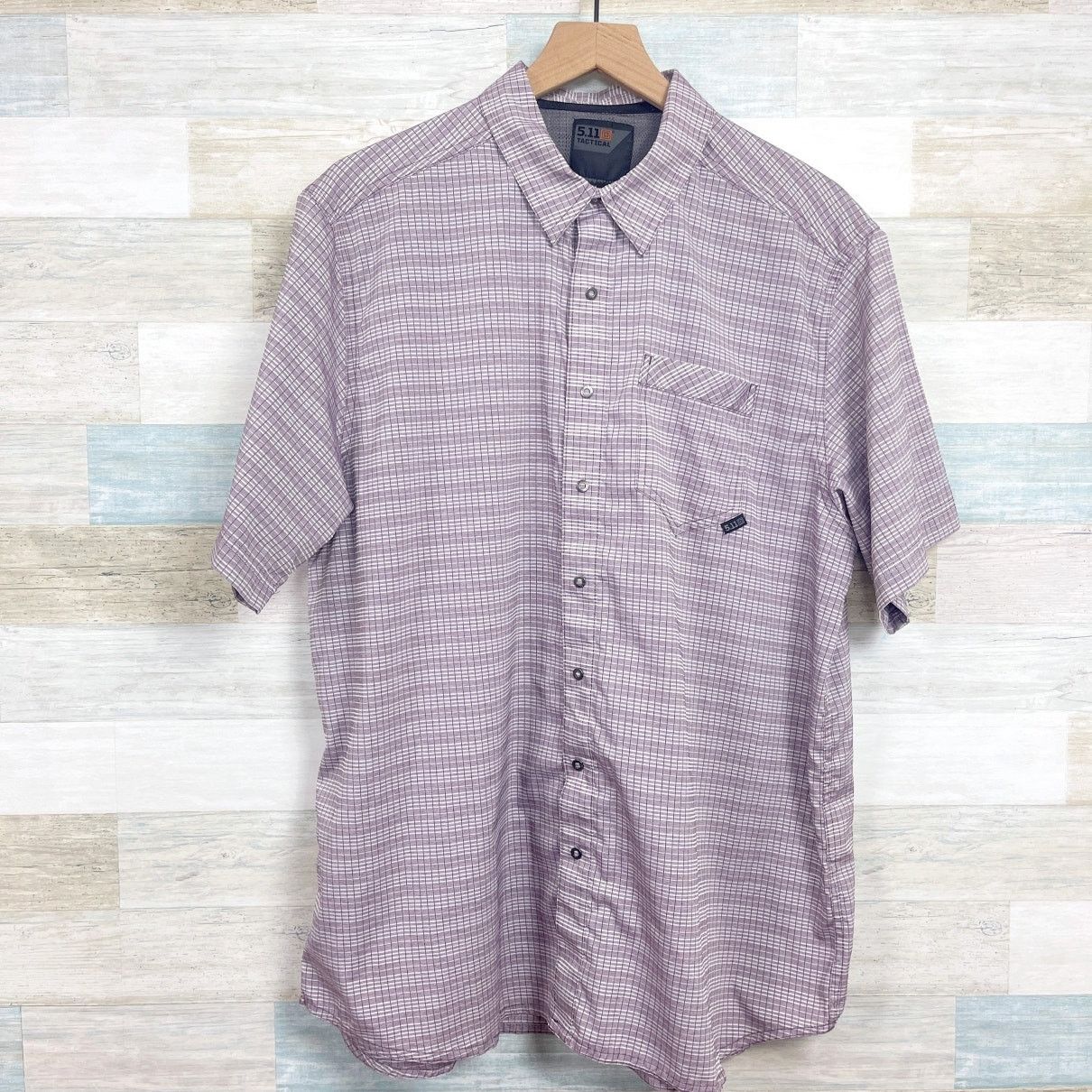 5.11 5.11 Tactical Intrepid Short Sleeve Shirt Red Plaid Mens L Size US L / EU 52-54 / 3 - 1 Thumbnail