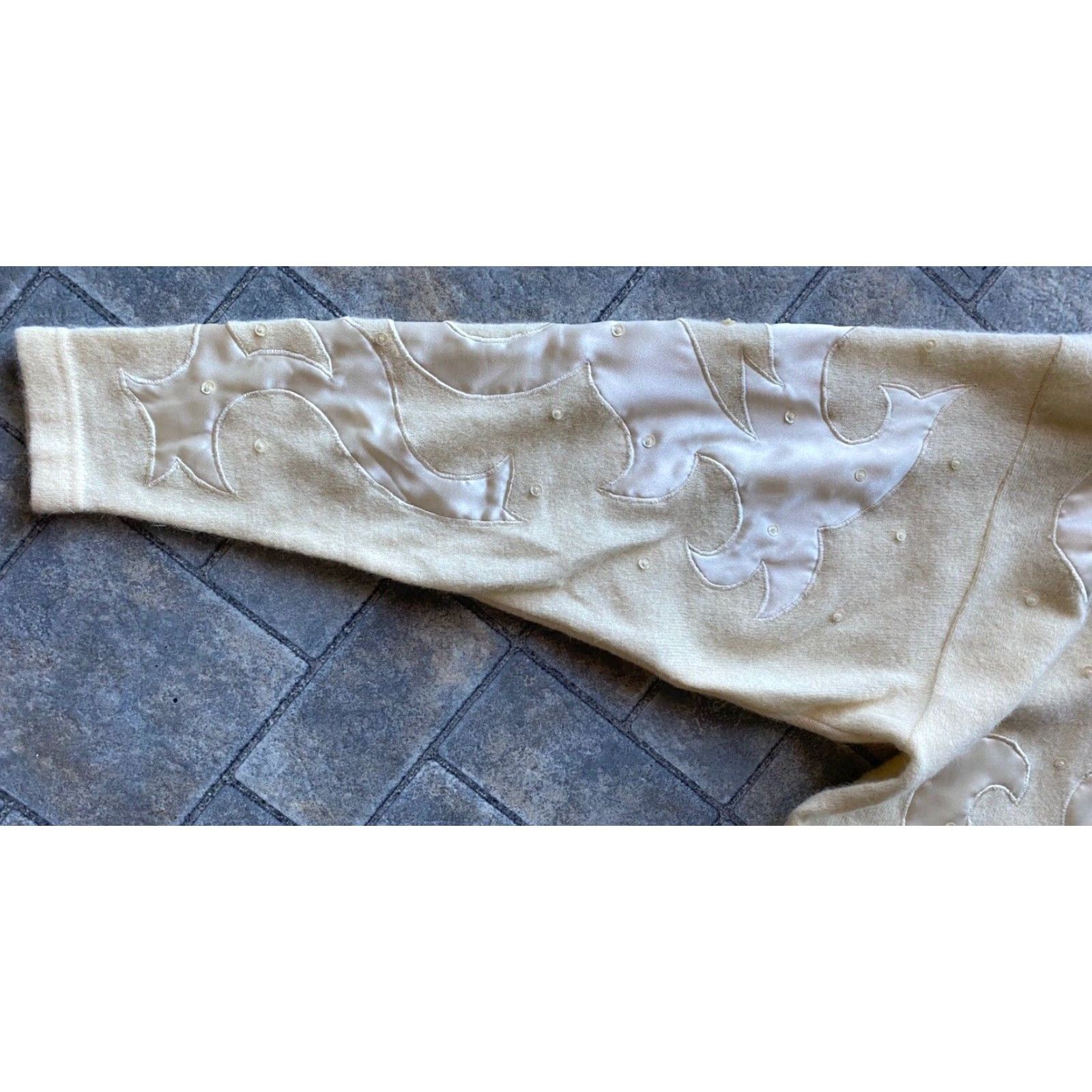 Vintage VINTAGE Outlander Dress Wool Angora Women’s M White 1980s Hong Kong Made In Hong Kong Dress Womens M White Outlander Size M / US 6-8 / IT 42-44 - 5 Thumbnail