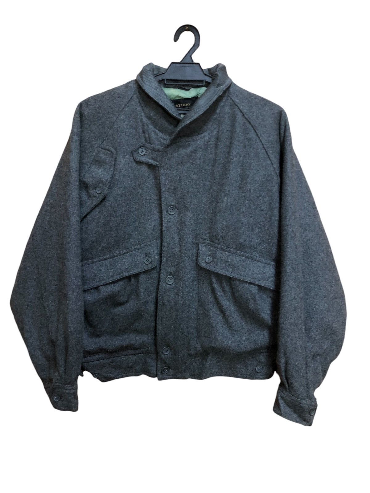 Japanese Brand Astray Wool Hunting Ragland Jacket Size US M / EU 48-50 / 2 - 1 Thumbnail