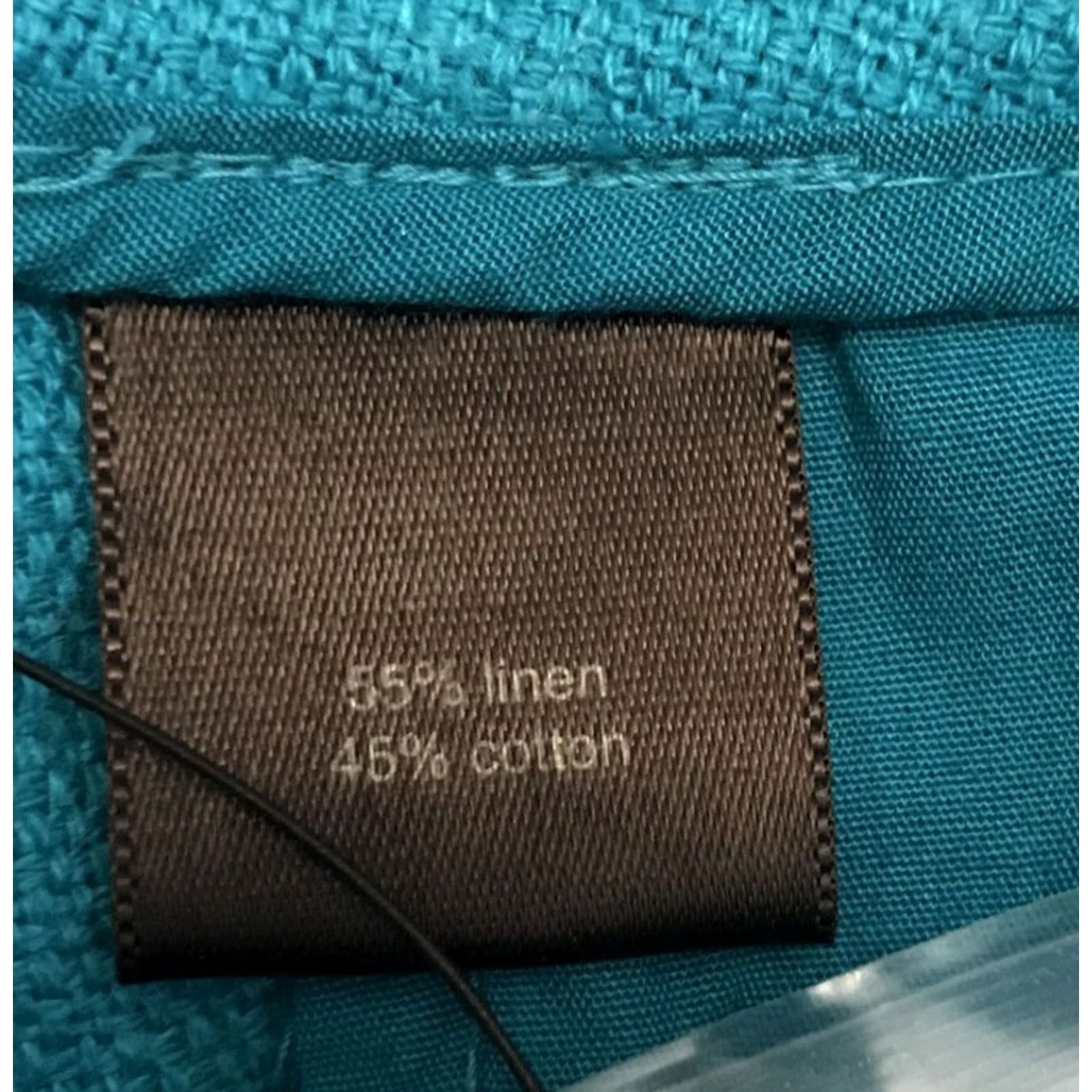 Vintage The LIMITED Linen Shorts Belted Turquoise 1493 Women 14 Blue Cotton Blend Pocket Zipper Slim Hot Pants Size 25" / US 0 / IT 36 - 4 Thumbnail