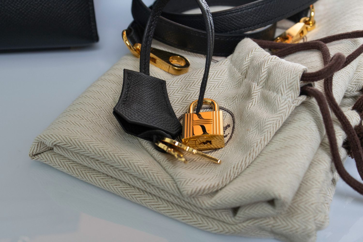 Hermes Hermes, sac Kelly II sellier 28 epsom 89 black Size ONE SIZE - 23 Thumbnail