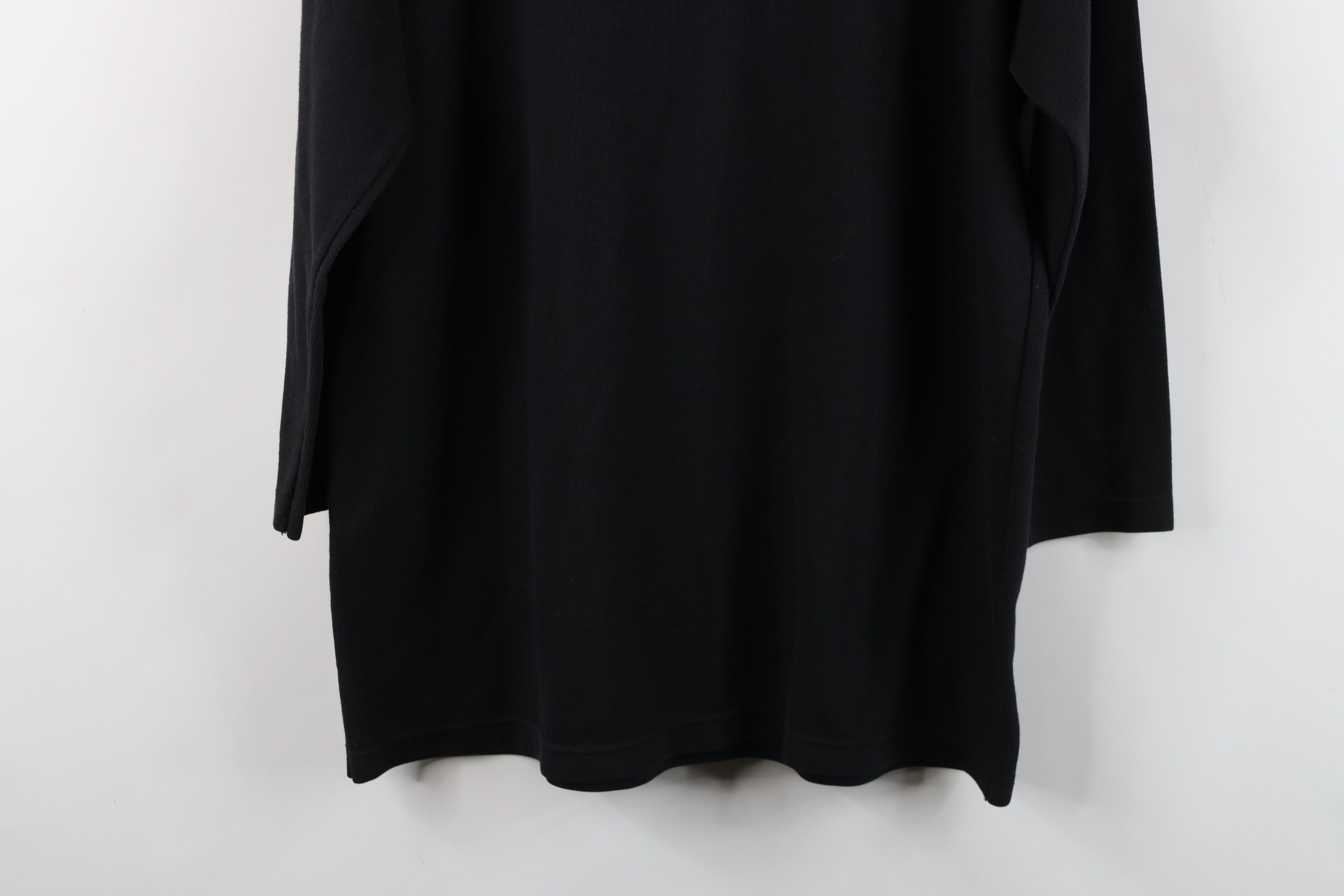 Vintage Vintage 90s Streetwear Ribbed Knit Mock Neck T-Shirt USA Size XL / US 12-14 / IT 48-50 - 12 Thumbnail