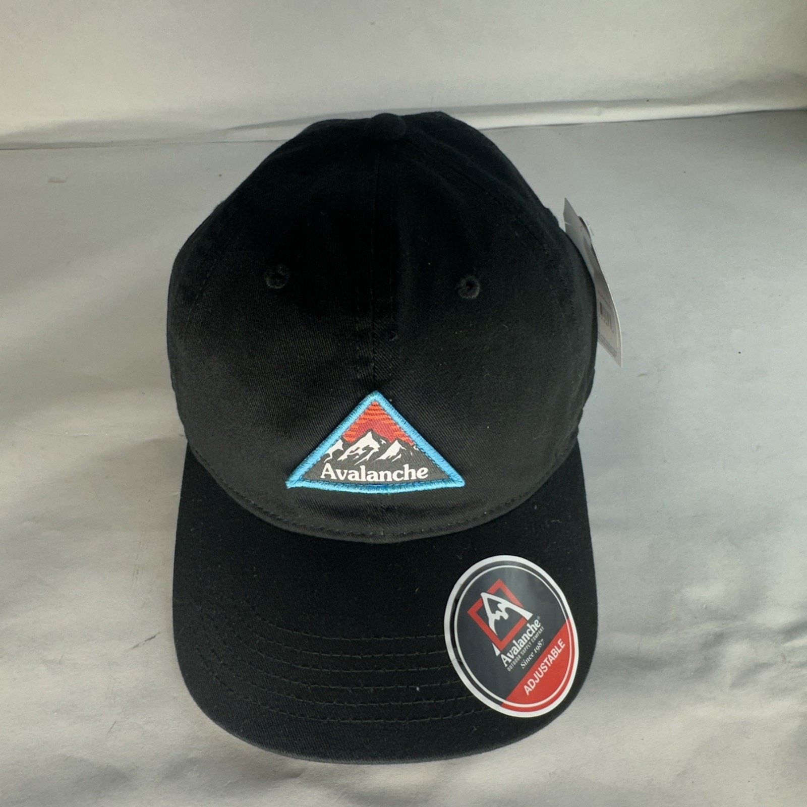 Avalanche Avalanche Outdoor Supply Co Adjustable hat black cneter Size ONE SIZE - 8 Thumbnail
