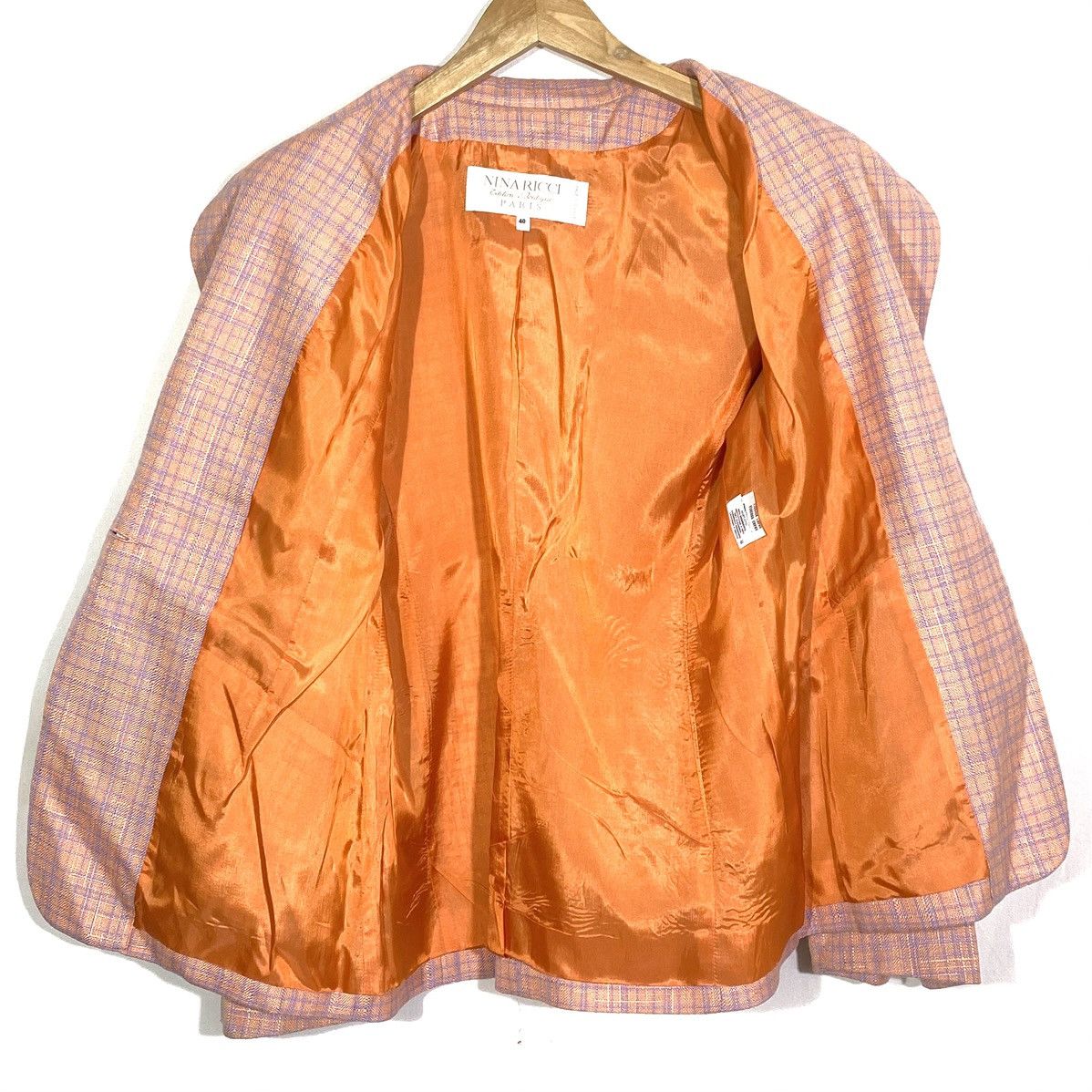 Nina Ricci Veste De Tailleur Blazer Chic Vintage Nina Ricci Paris Size M / US 6-8 / IT 42-44 - 3 Thumbnail