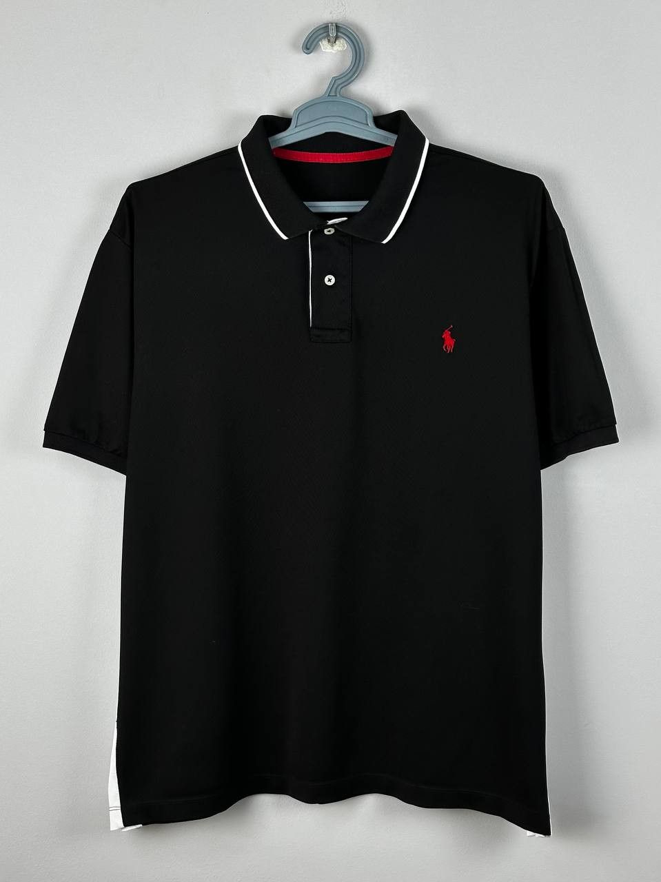 Polo Ralph Lauren Polo Ralph Lauren Luxury Sport Black Polo T Shirt Size US XXL / EU 58 / 5 - 2 Thumbnail