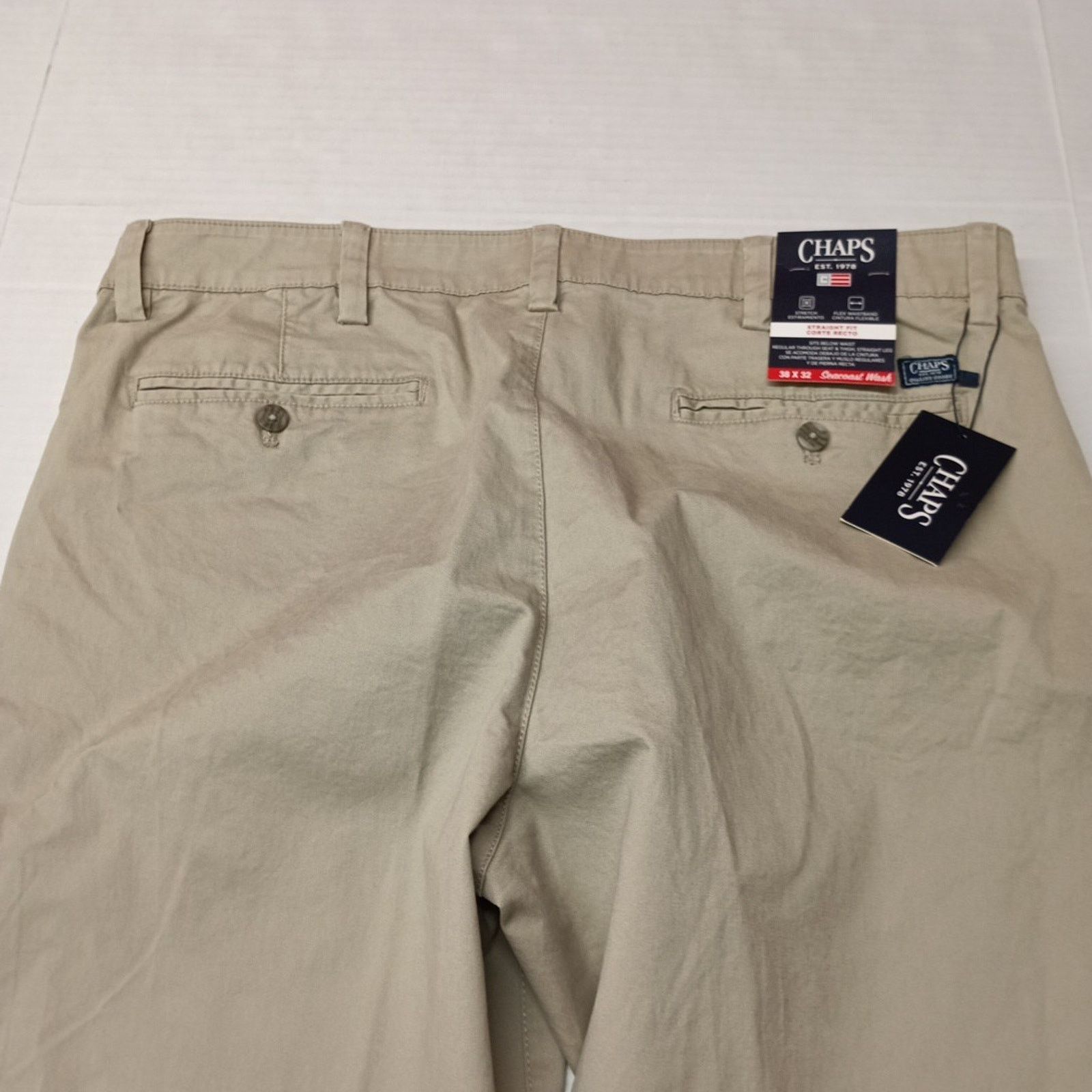 Chaps Chaps Straight Fit Chino Pants Men's Size 38x32 Khaki Size US 38 / EU 54 - 7 Thumbnail