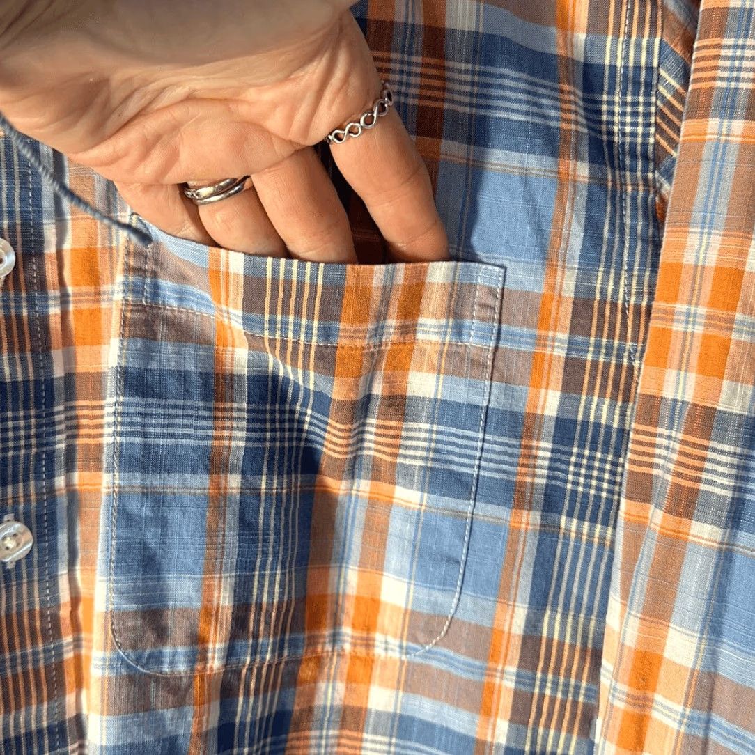 Vineyard Vines Vineyard Vines Murray Shirt Slim Fit 100% Cotton Long Sleeve Blue Plaid Shirt M Mens Button-Up Size US M / EU 48-50 / 2 - 3 Thumbnail