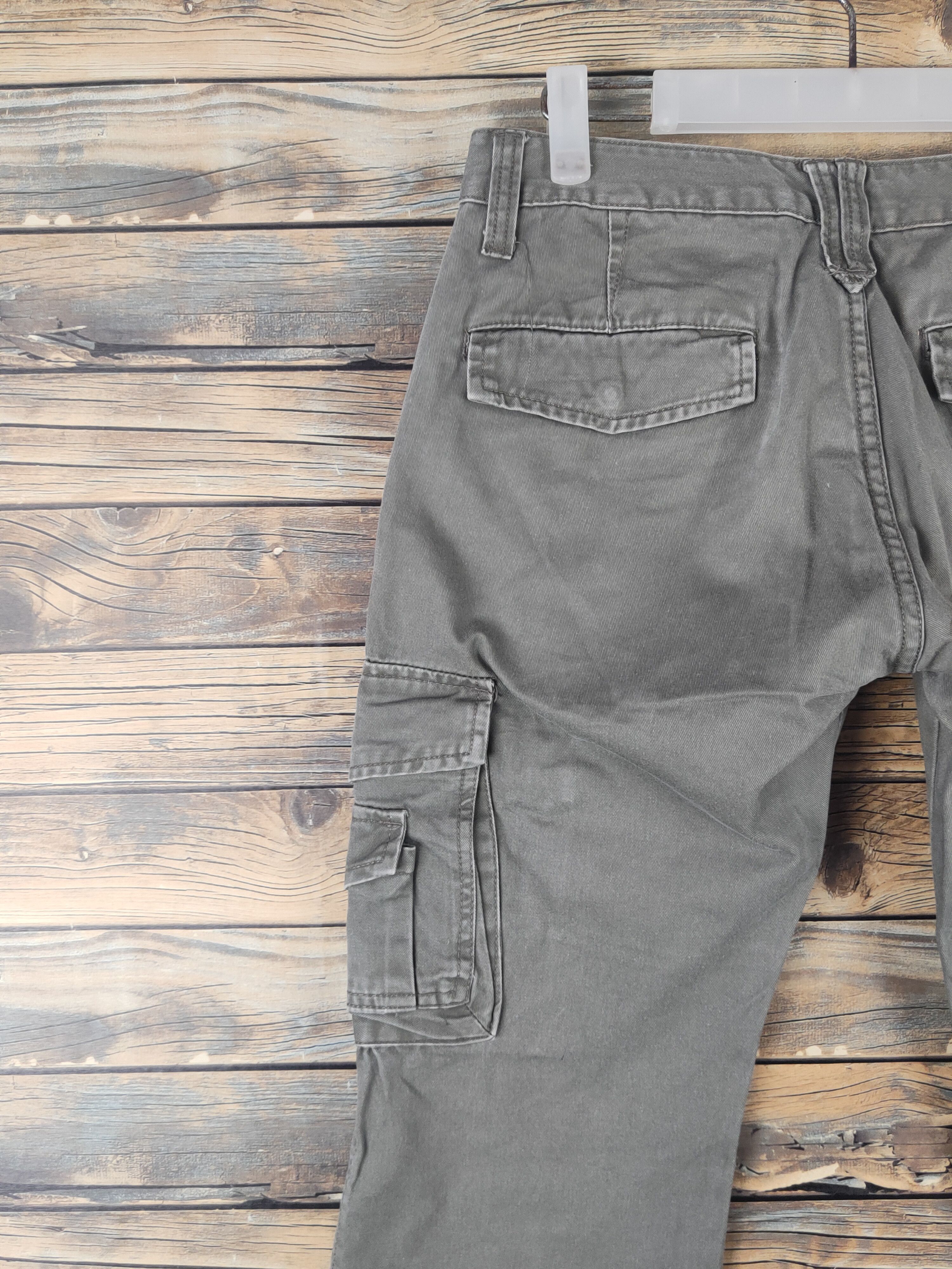 Japanese Brand DL Root Three Olive Multipocket Tactical Cargo Pants #1878 Size US 30 / EU 46 - 8 Thumbnail