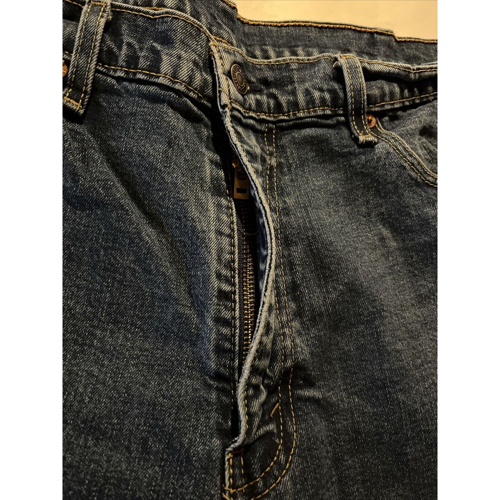 Levi's Levis 505 Jeans Mens 38x30 Denim Dark Wash Cotton Blue Y2k Size US 38 / EU 54 - 10 Thumbnail