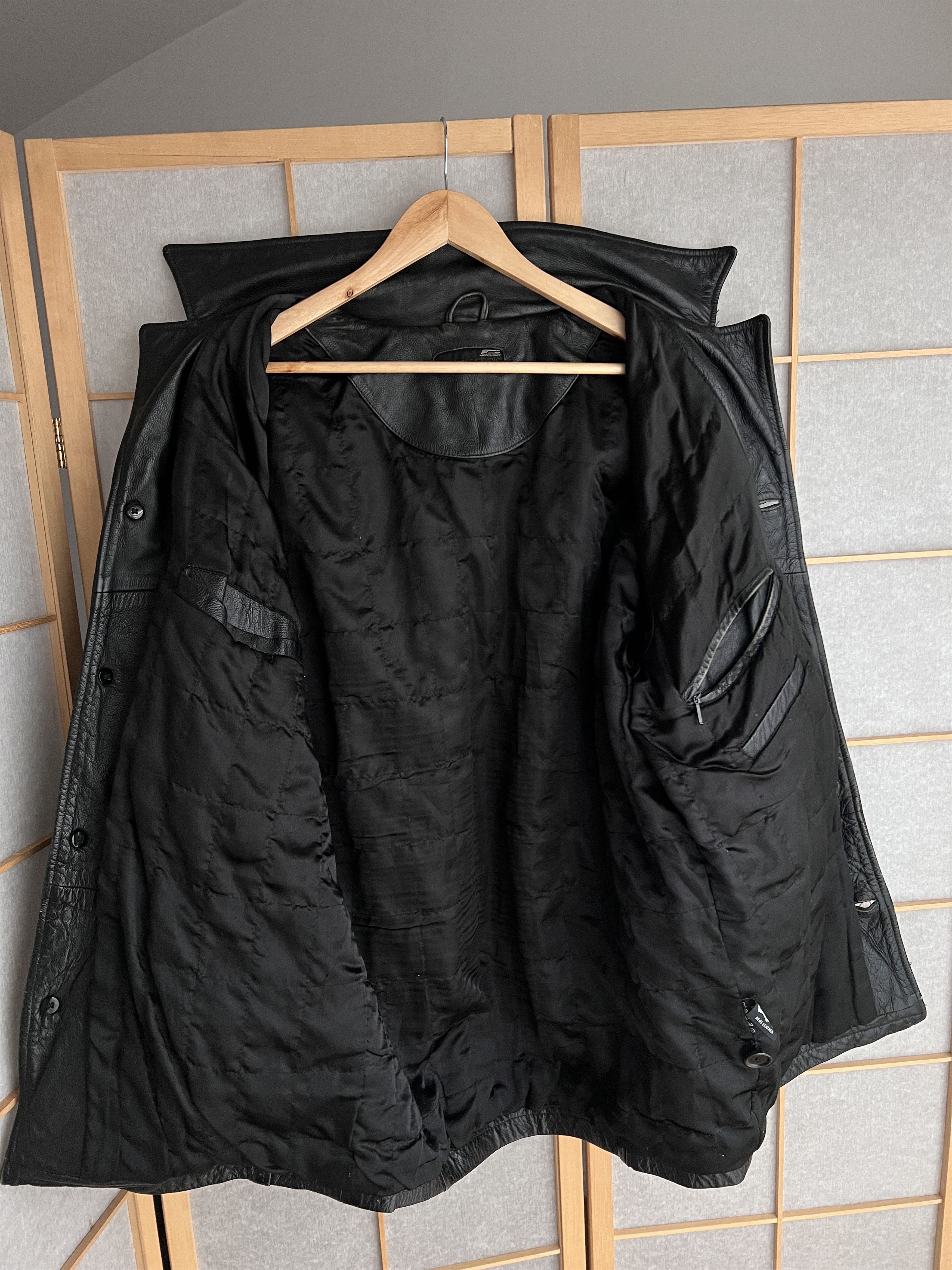 If Six Was Nine 14th Addiction Yohji Yamamoto style leather jacket LGB Boxy Size US L / EU 52-54 / 3 - 17 Thumbnail