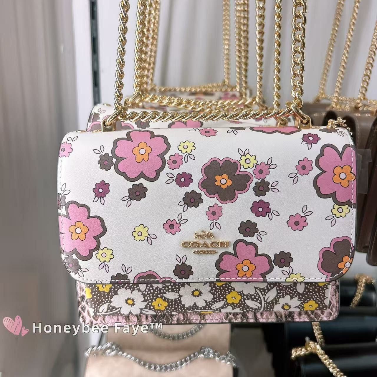 Coach Mini Klare Crossbody Bag With Floral Print CDW82 Size ONE SIZE - 6 Thumbnail