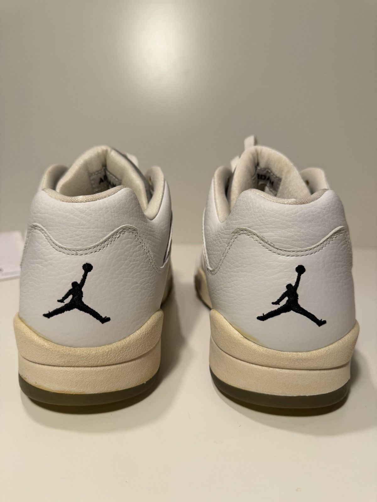Jordan Brand Nike Jordan Retro 5 White Low Size US 12 / EU 45 - 5 Thumbnail