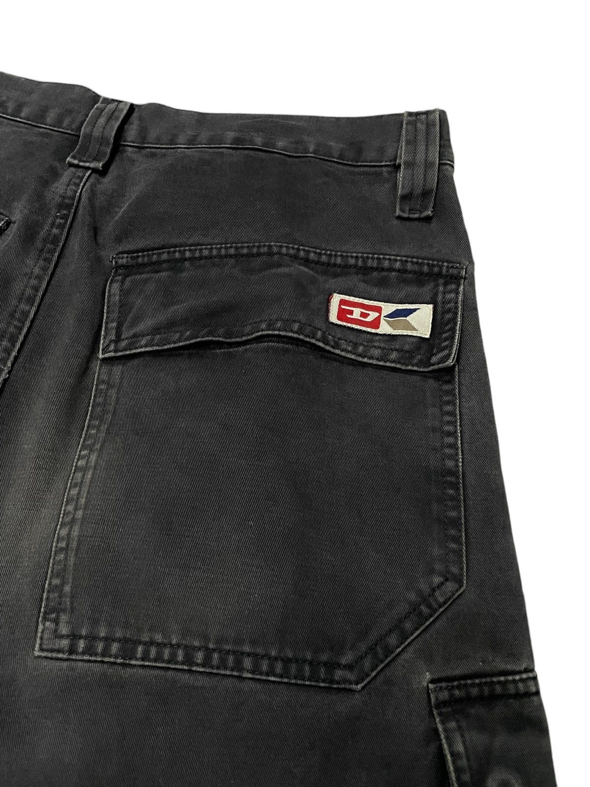 Diesel × Hysteric Glamour Vintage Diesel Baggy Wide Faded Cargo Pants Size US 31 - 12 Thumbnail