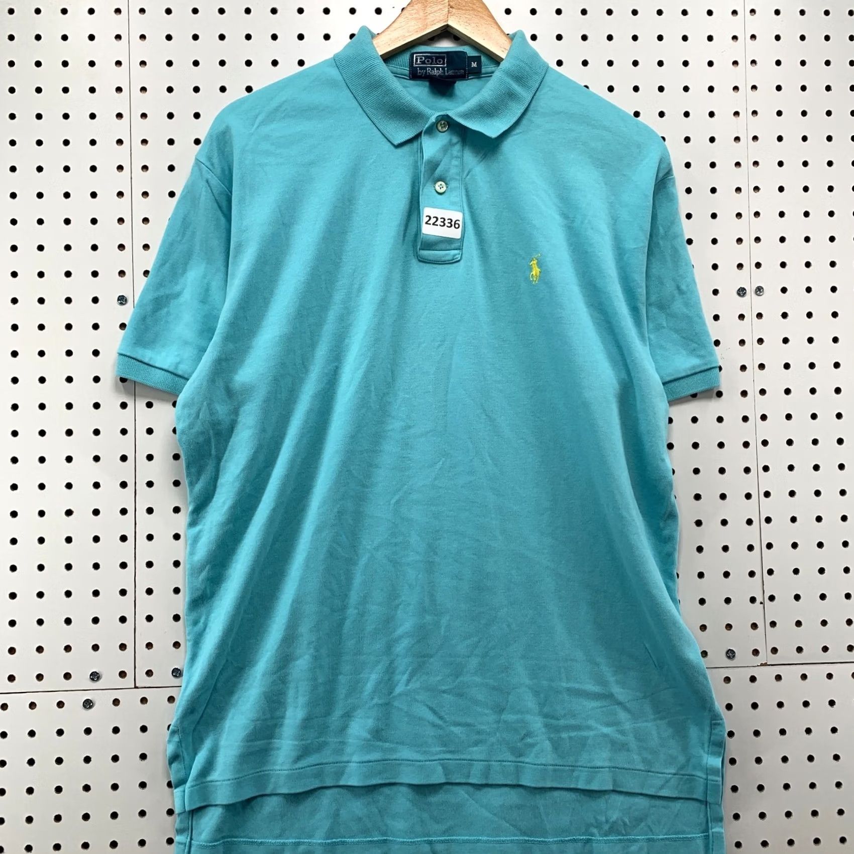 Ralph Lauren Polo Ralph Lauren Polo Shirt Mens Medium Blue Yellow Pony Casual Fits 23.5x28.5 Size US M / EU 48-50 / 2 - 2 Thumbnail