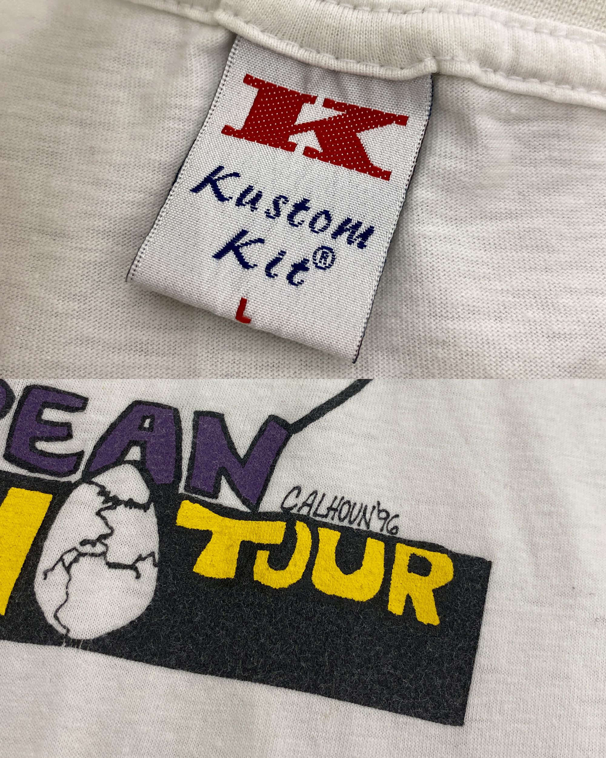 Vintage 1996 McRackins Eggvasion Tour Band T-Shirt Size US L / EU 52-54 / 3 - 4 Thumbnail