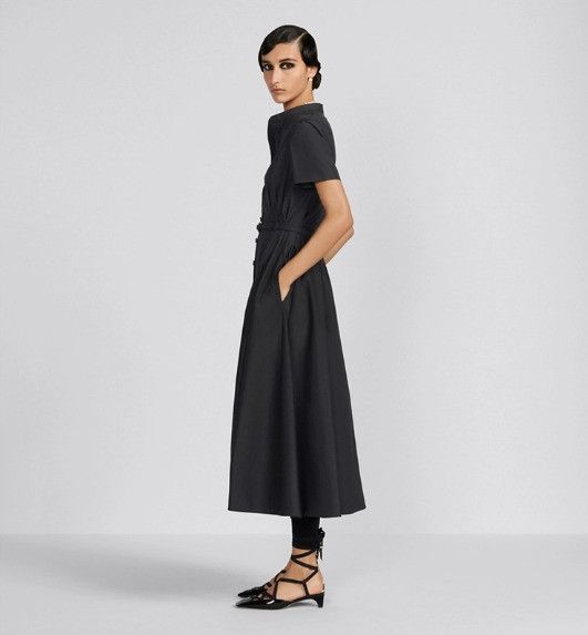 Dior o1w1db10824 Mid-Length Shirt Dress in Grey Size L / US 10 / IT 46 - 5 Thumbnail