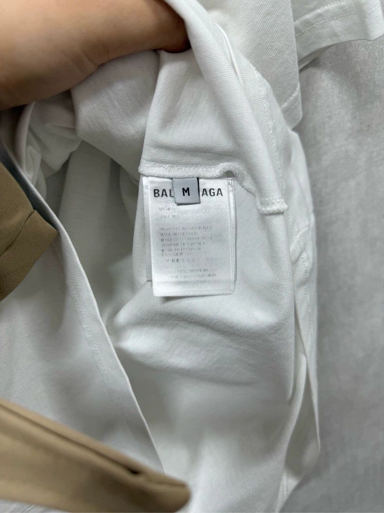 Balenciaga Balenciaga Logo print round neck short sleeve T-shirt + wh Size US M / EU 48-50 / 2 - 3 Thumbnail