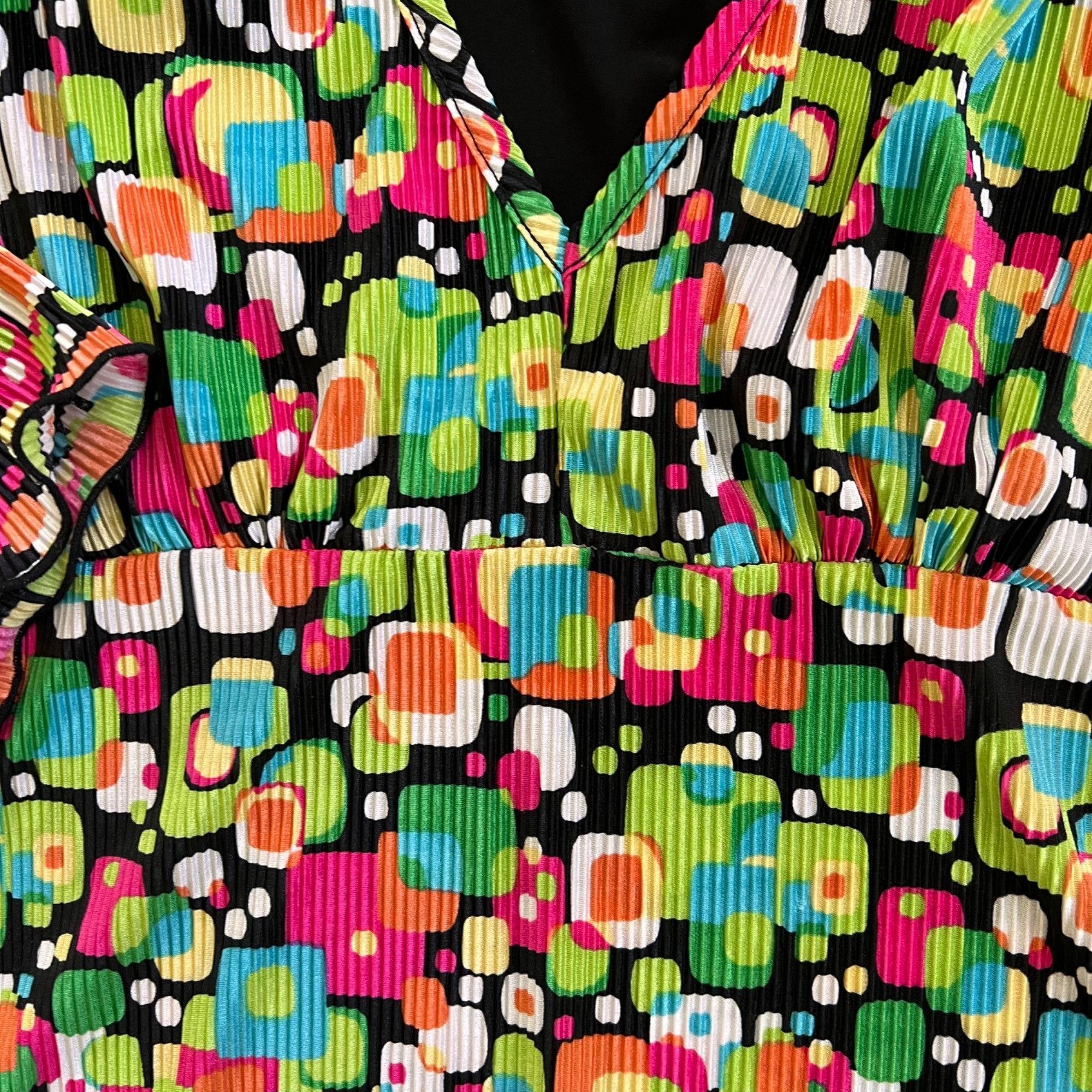 Vintage Vintage Christopher & Banks Novelty Print Mod Scrunch Babydo Size S / US 4 / IT 40 - 6 Thumbnail