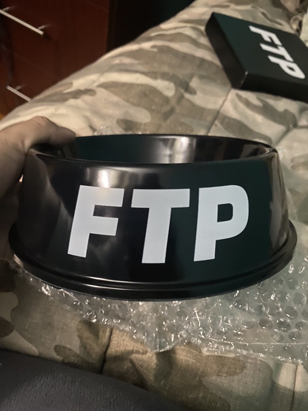 Fuck The Population FTP Logo Dog Bowl Size ONE SIZE - 1 Thumbnail