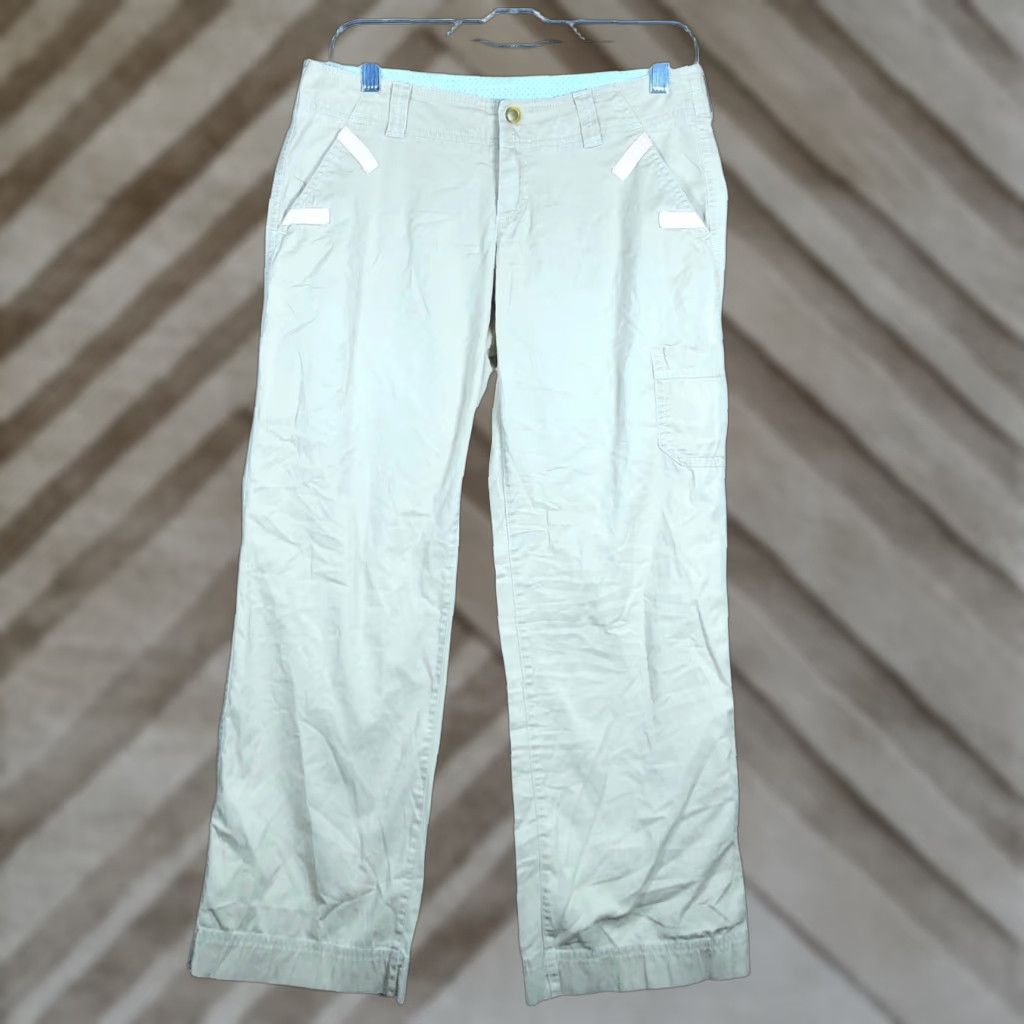 Athleta Athleta Womens Pants Tan Petite Mid Rise Athletic Capri Stretch 2P Size 24" / US 00 / IT 34 - 1 Thumbnail