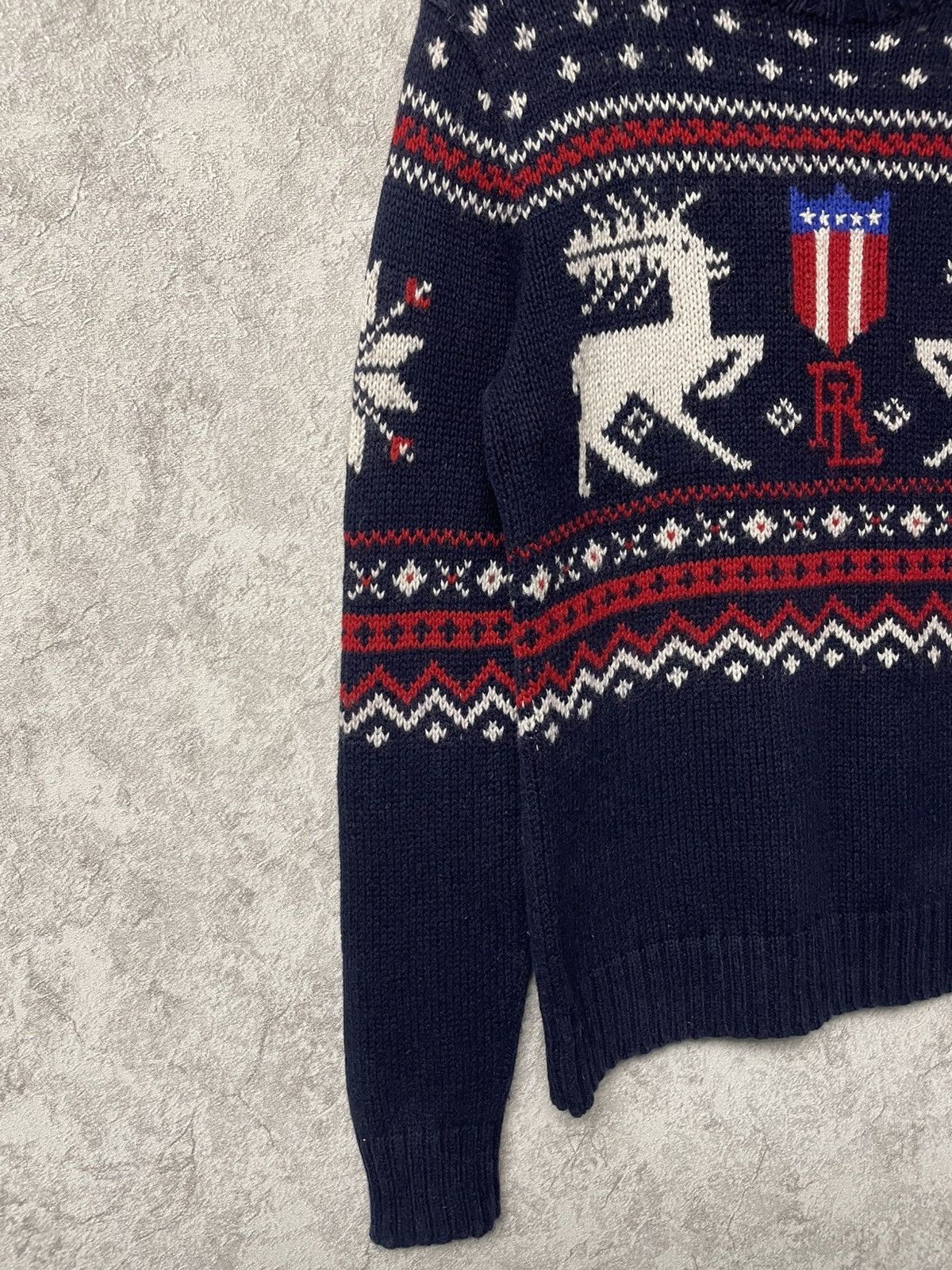 Polo Ralph Lauren Vintage Polo Ralph Lauren Snowflake Reindeer Sweater USA Size US S / EU 44-46 / 1 - 4 Thumbnail