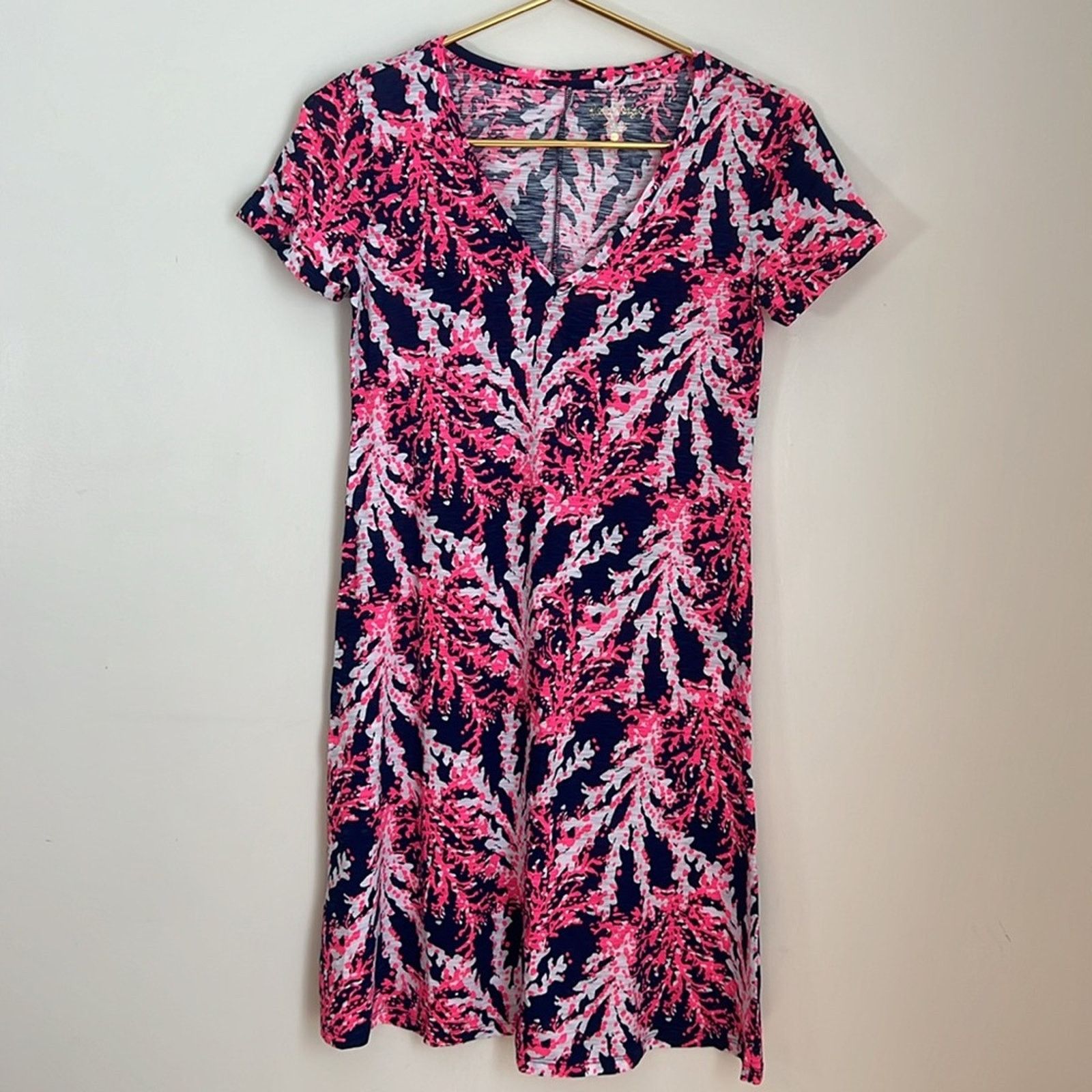 Lilly Pulitzer Lilly Pulitzer Jessica Dress Beyond The Sea Print Size XXS / US 00 / IT 34 - 3 Thumbnail